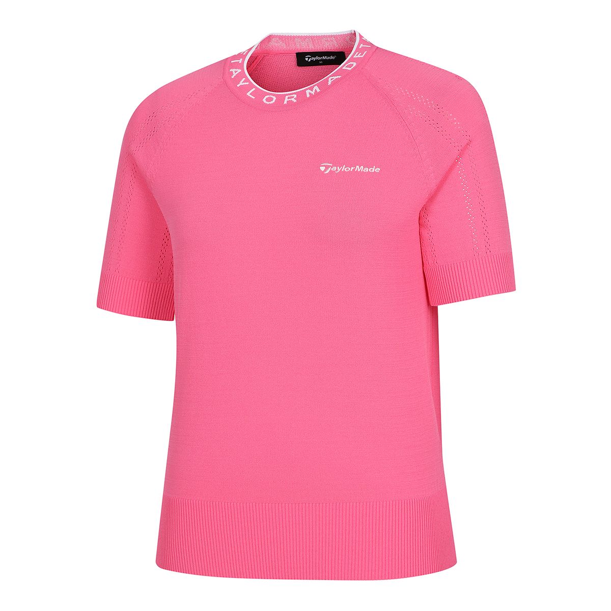 테일러메이드 어패럴(TAYLORMADE APPAREL) 여성 반팔 라운드 니트 TSN-61HG22-403