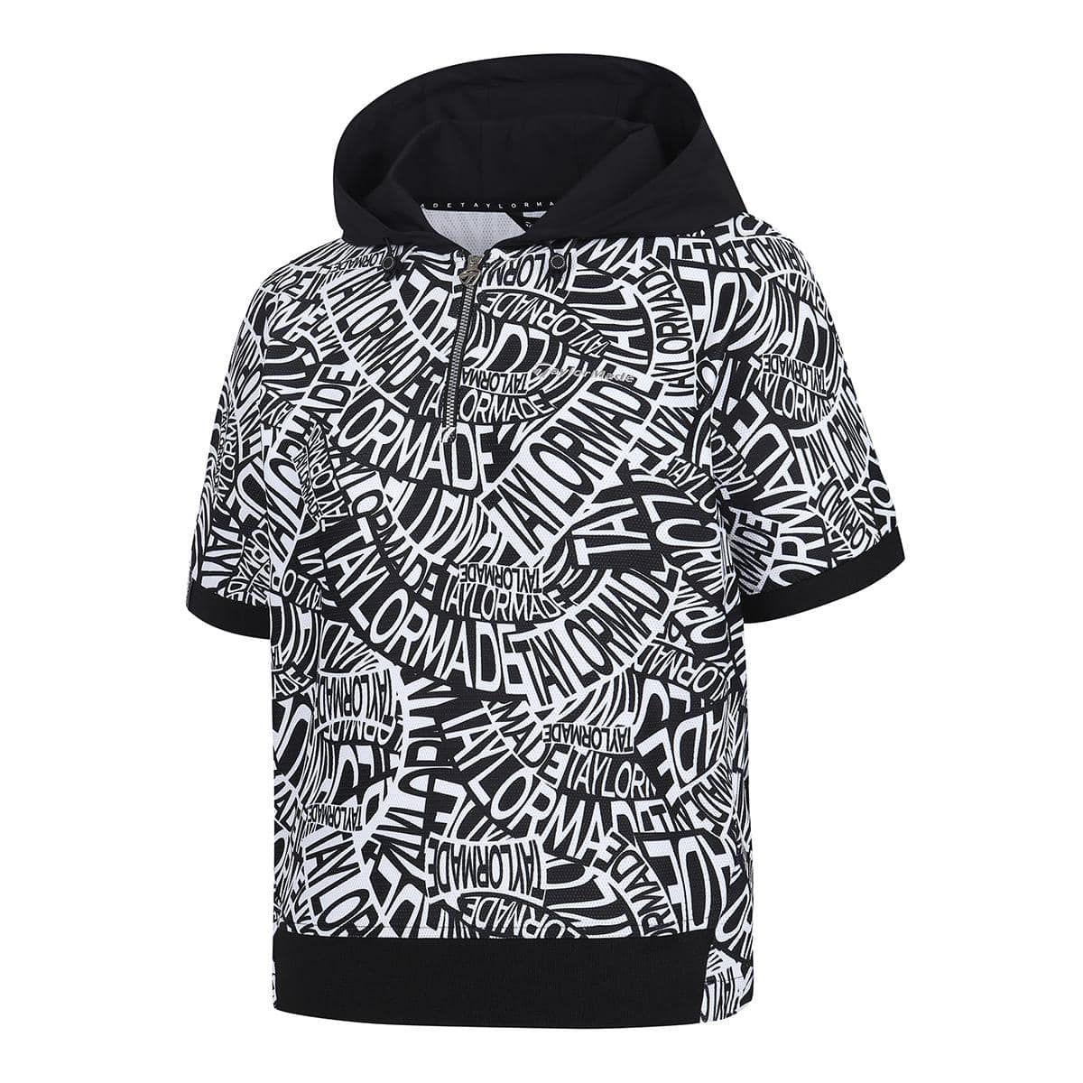 테일러메이드 어패럴(TAYLORMADE APPAREL) 여성 시즌패턴 후드 반팔 티셔츠 TTN-61HG44-199