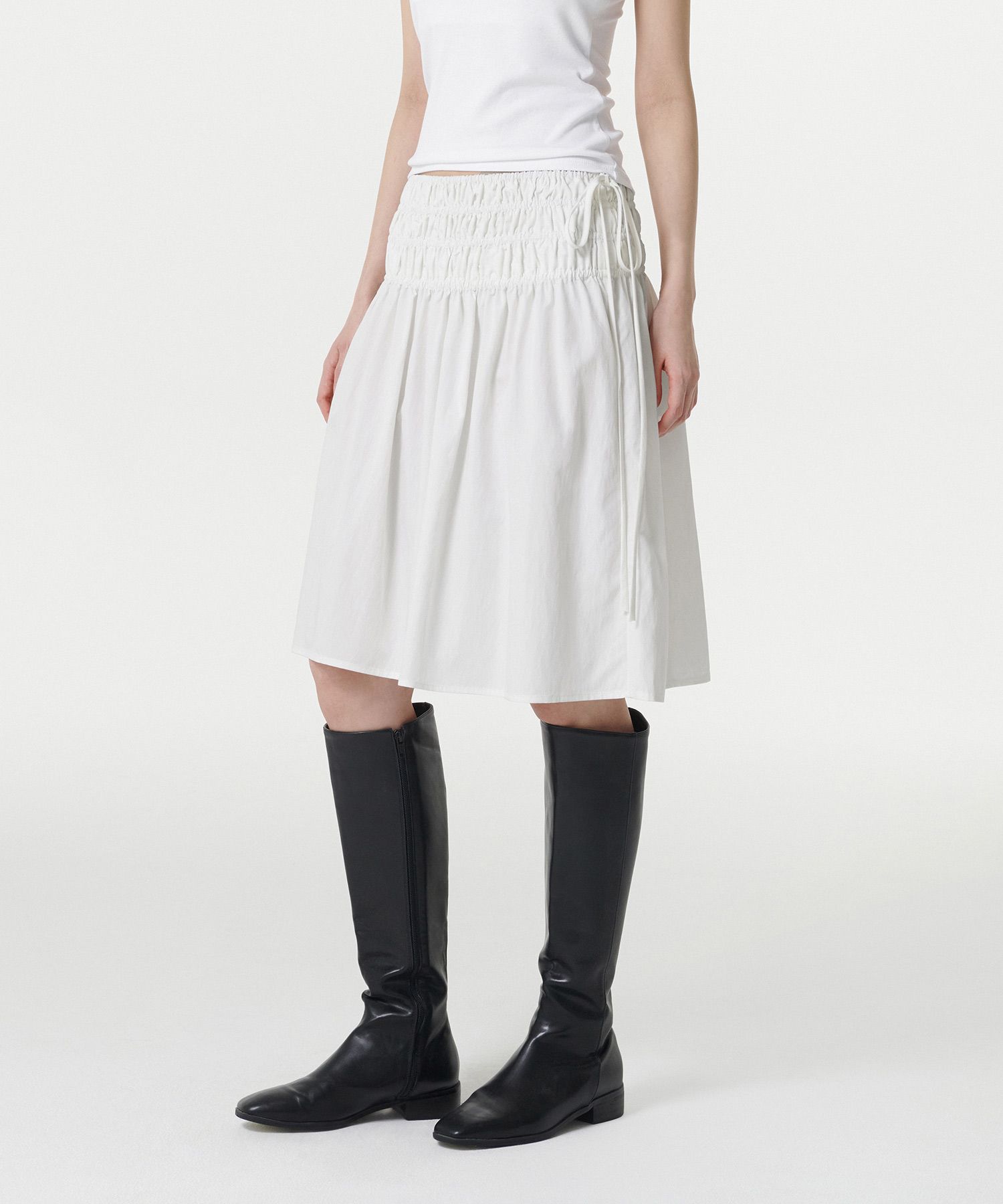 MUSINSA公式 | MUSINSA STANDARD WOMAN Women's shirring knee