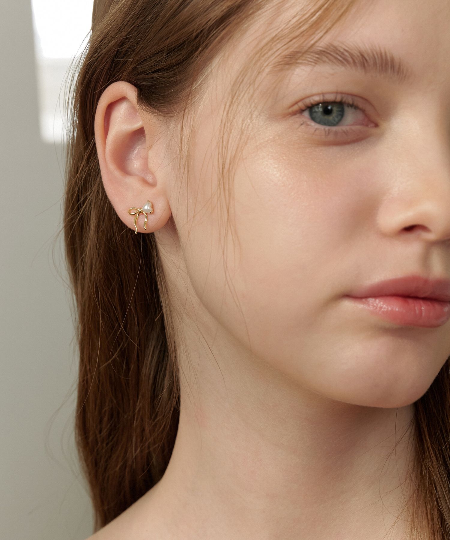 【TATIANA】Two Heart EarJacket Earring EC1991〜ピアス#2023春 MUSINSA | TATIANA (Silver 925) One Side Heart Ribbon Earring