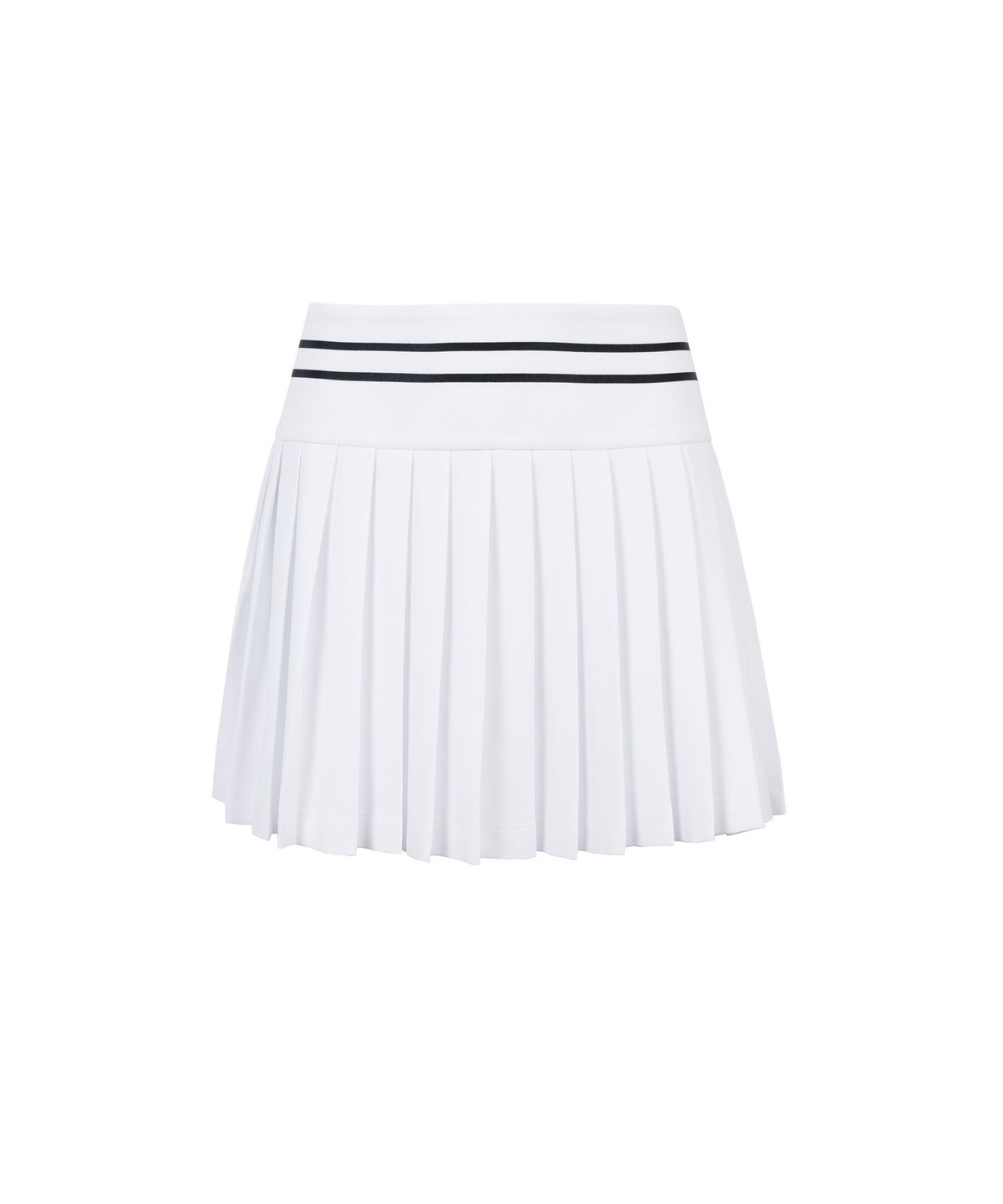 크리브나인(CREVE9) 배색 큐롯 멀티 스커트WH