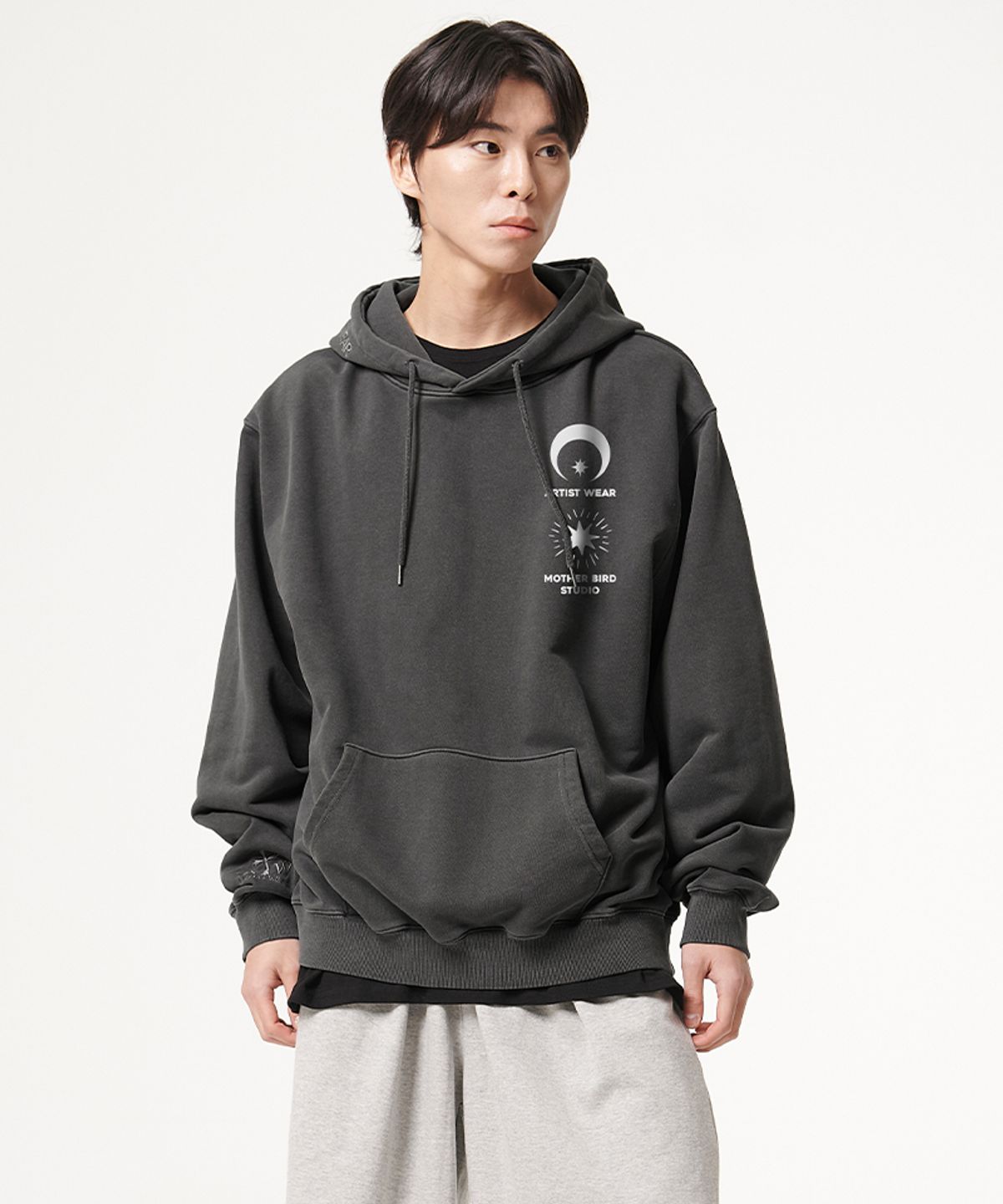 아티스트웨어(ARTISTWEAR) [ATW X 마더버드] 넥서스 피그먼트 후드