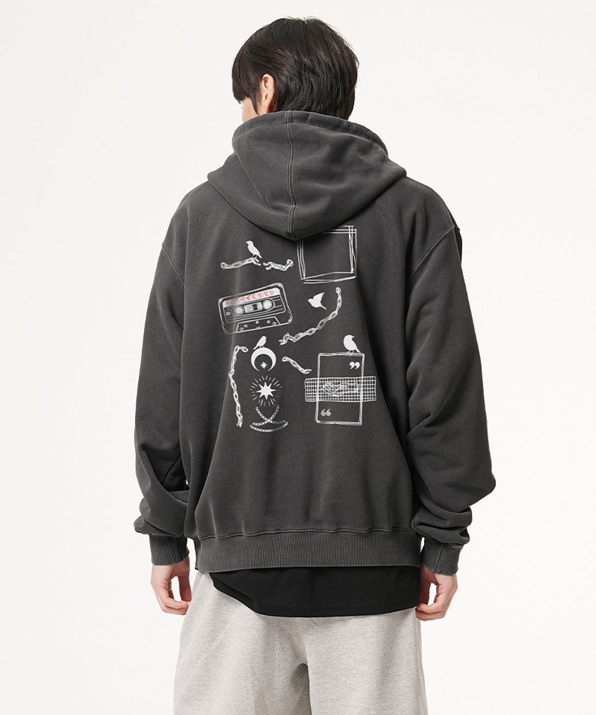 아티스트웨어(ARTISTWEAR) [ATW X 마더버드] 넥서스 피그먼트 후드