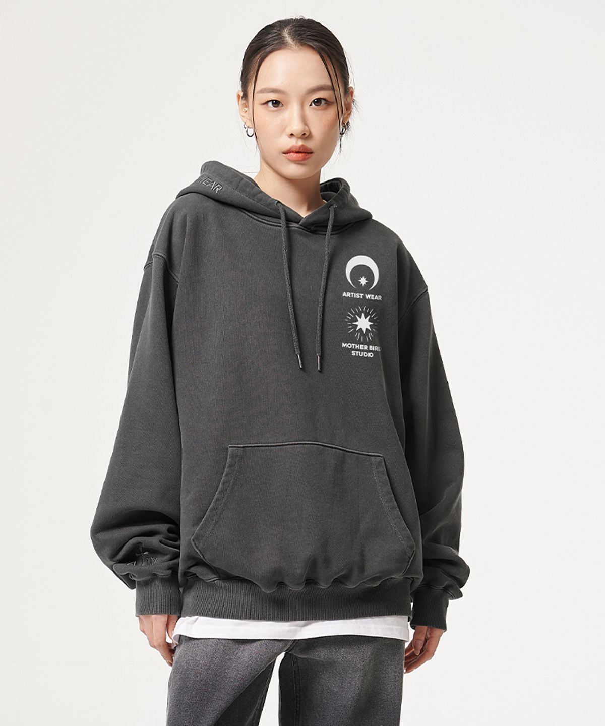 아티스트웨어(ARTISTWEAR) [ATW X 마더버드] 넥서스 피그먼트 후드