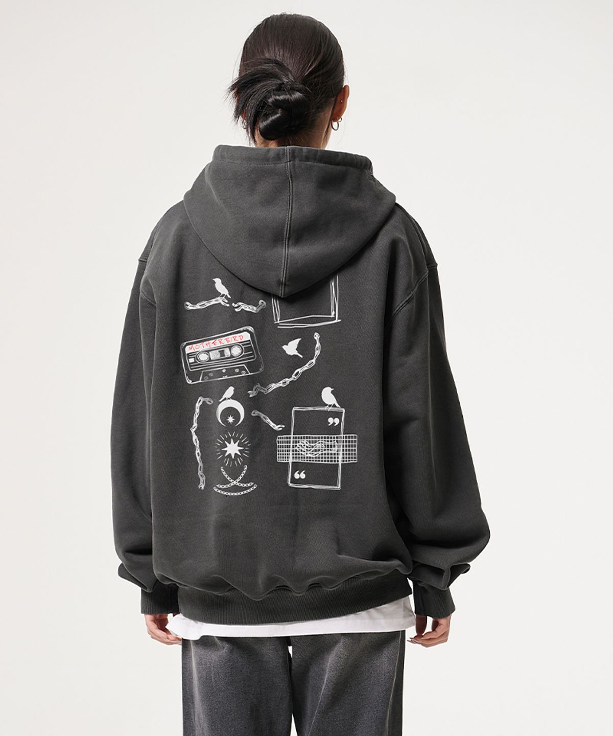 아티스트웨어(ARTISTWEAR) [ATW X 마더버드] 넥서스 피그먼트 후드