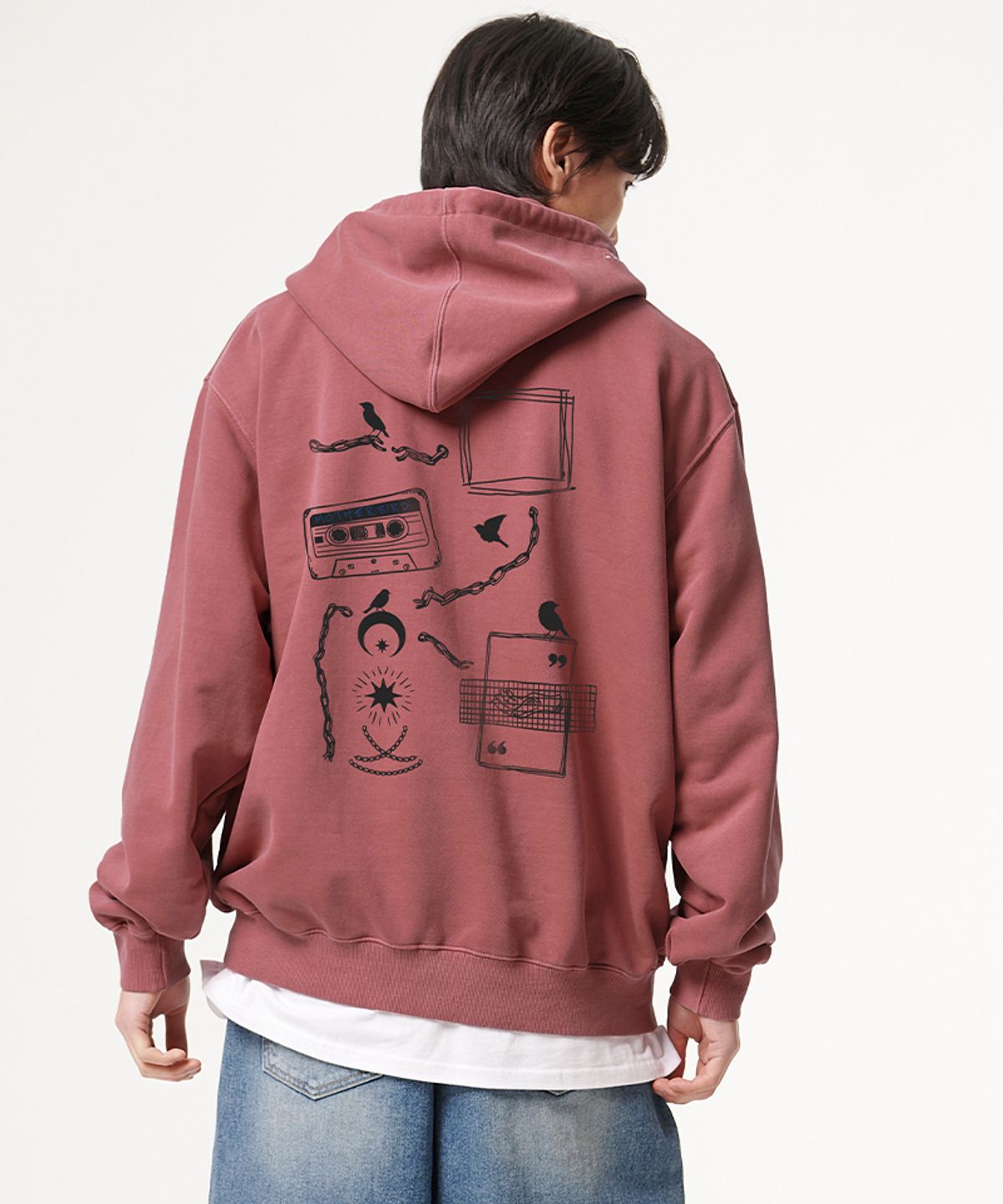 아티스트웨어(ARTISTWEAR) [ATW X 마더버드] 넥서스 피그먼트 후드