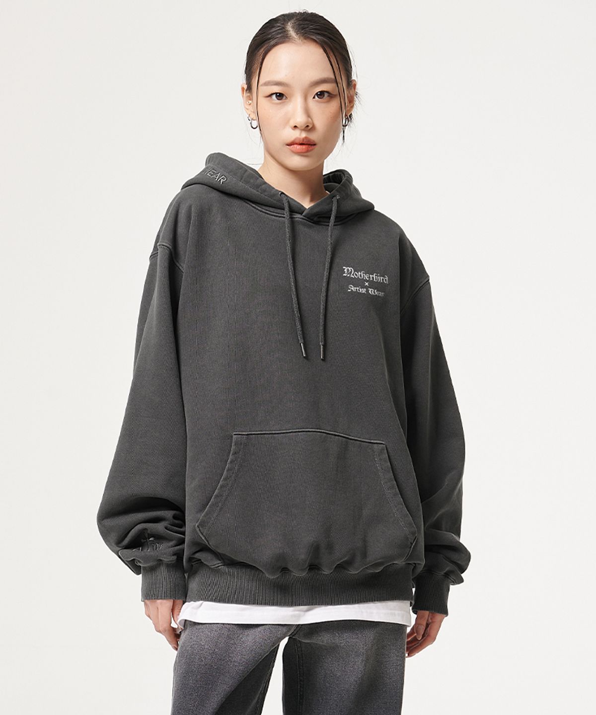 아티스트웨어(ARTISTWEAR) [ATW X 마더버드] 마스터링 피그먼트 후드