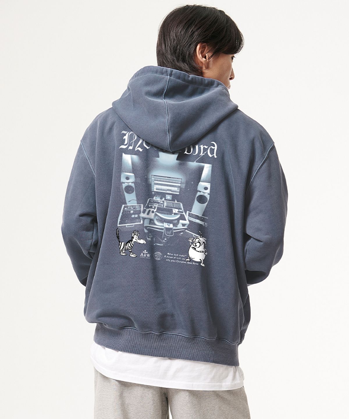 아티스트웨어(ARTISTWEAR) [ATW X 마더버드] 마스터링 피그먼트 후드