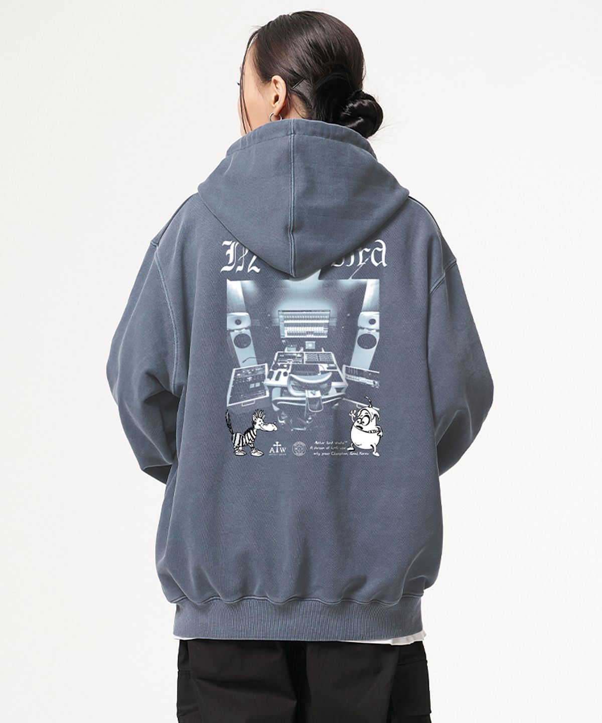아티스트웨어(ARTISTWEAR) [ATW X 마더버드] 마스터링 피그먼트 후드
