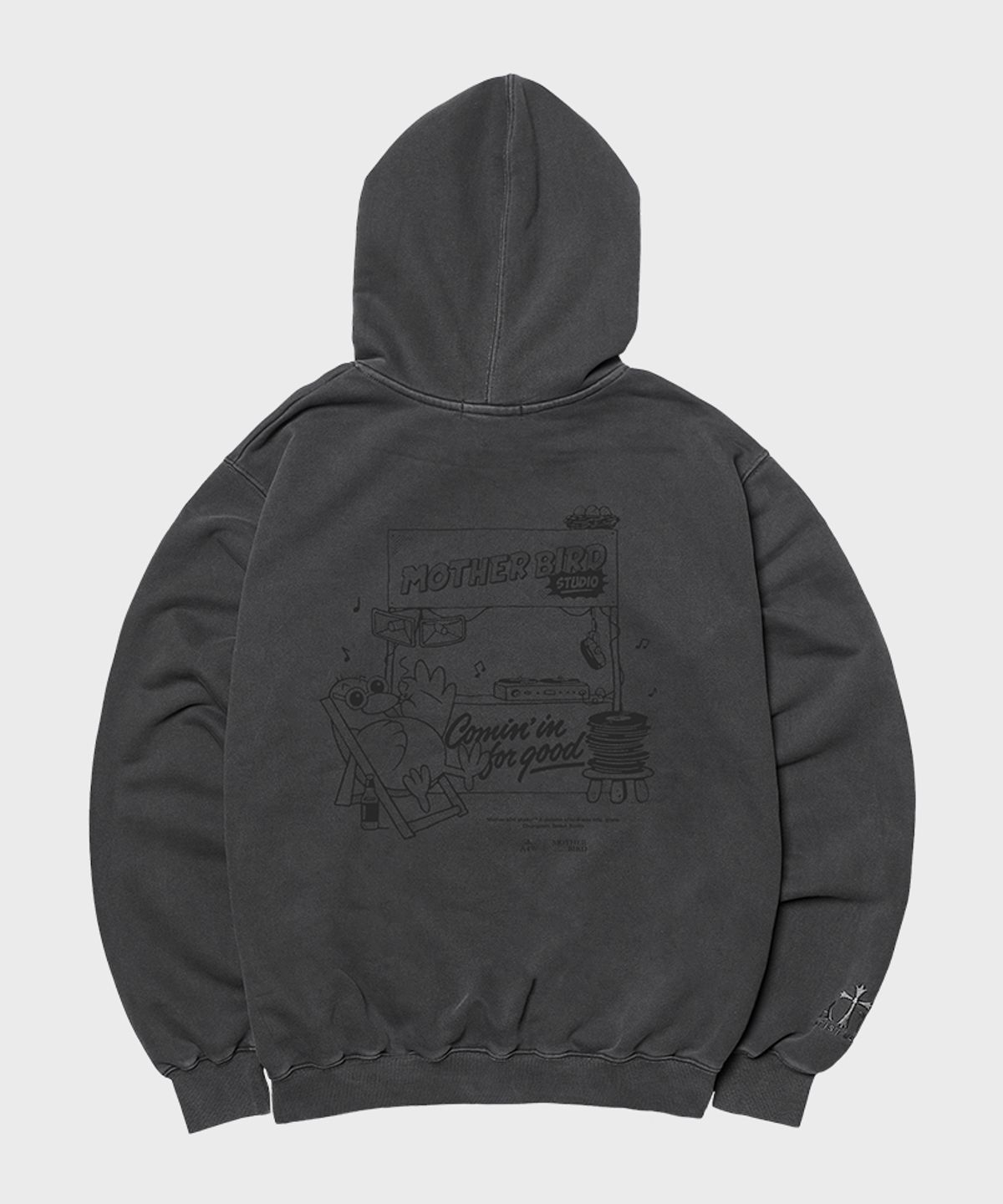 아티스트웨어(ARTISTWEAR) [ATW X 마더버드] 커밍인포굿 피그먼트 후드