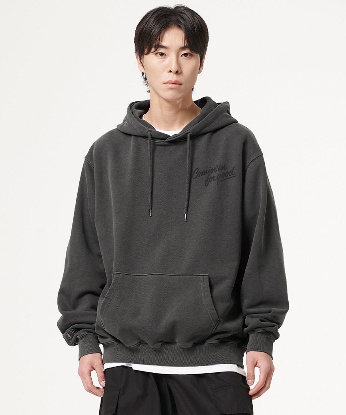 아티스트웨어(ARTISTWEAR) [ATW X 마더버드] 커밍인포굿 피그먼트 후드