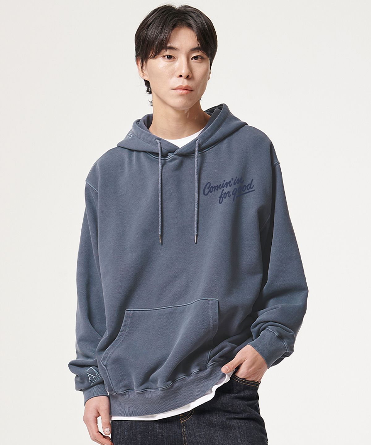 아티스트웨어(ARTISTWEAR) [ATW X 마더버드] 커밍인포굿 피그먼트 후드