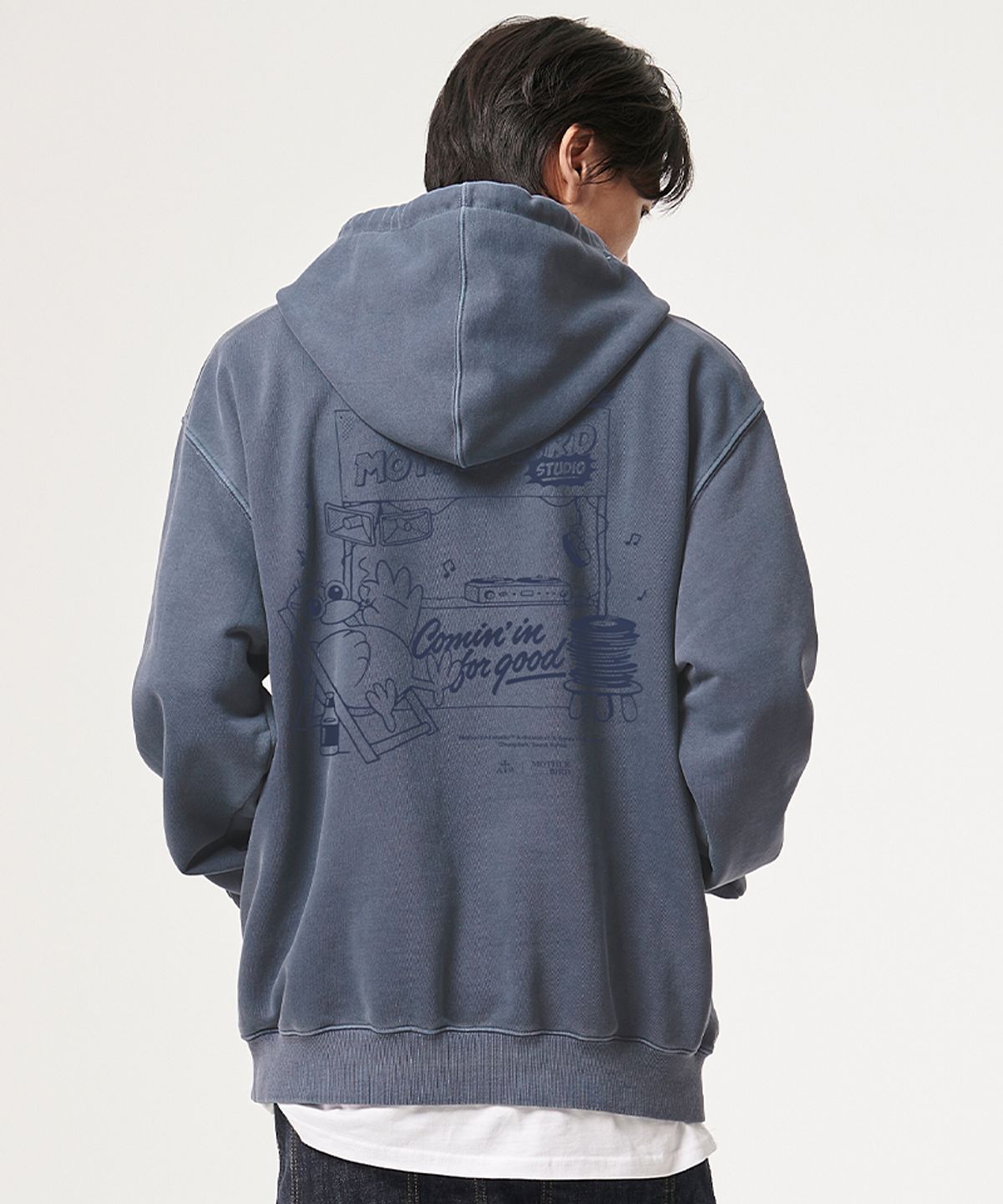 아티스트웨어(ARTISTWEAR) [ATW X 마더버드] 커밍인포굿 피그먼트 후드