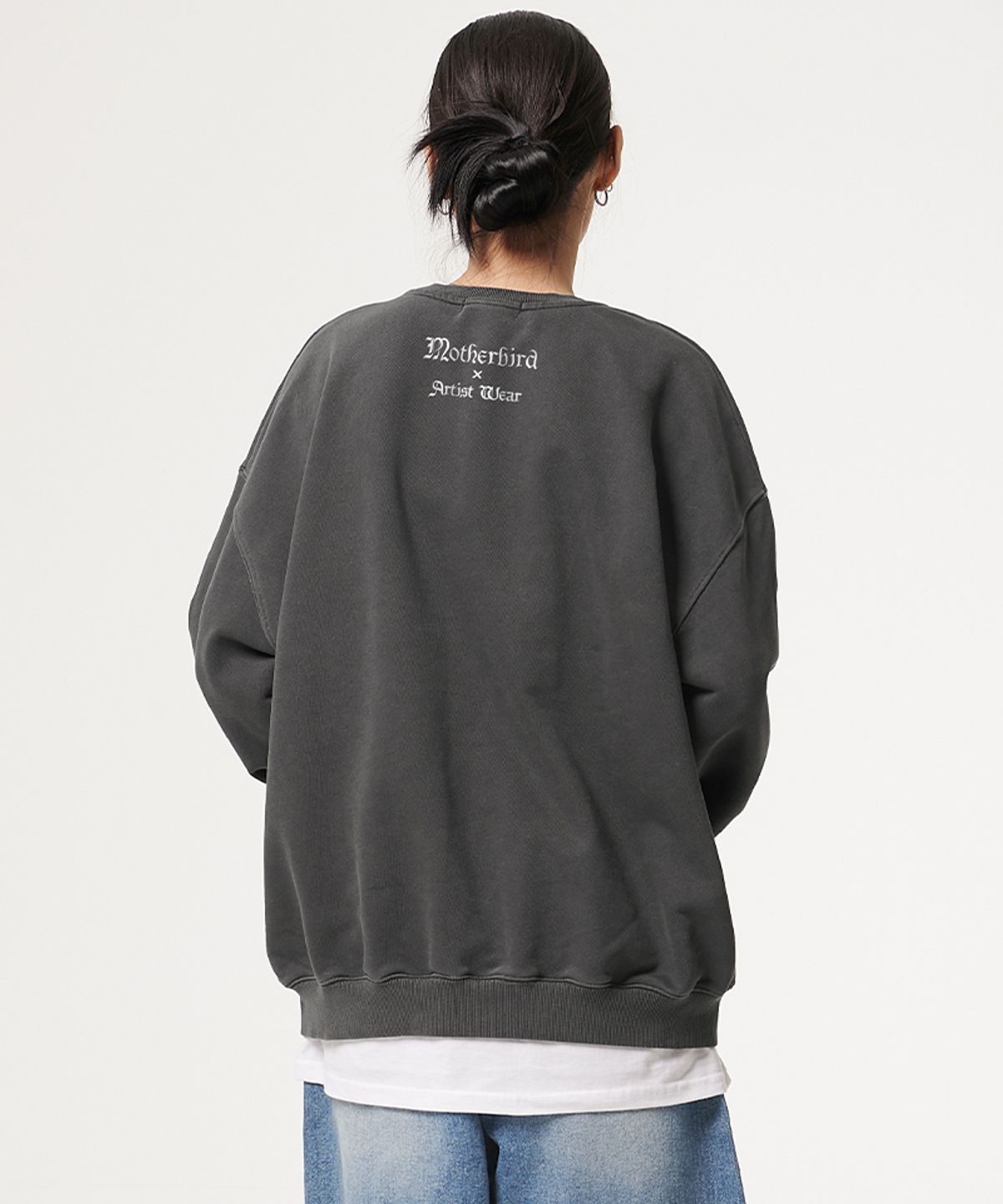 아티스트웨어(ARTISTWEAR) [ATW X 마더버드] 마스터링 피그먼트 맨투맨