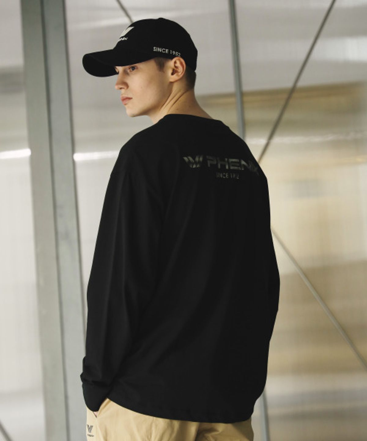 피닉스(PHENIX) 피닉스 V 로고 스포츠 볼캡 [블랙]