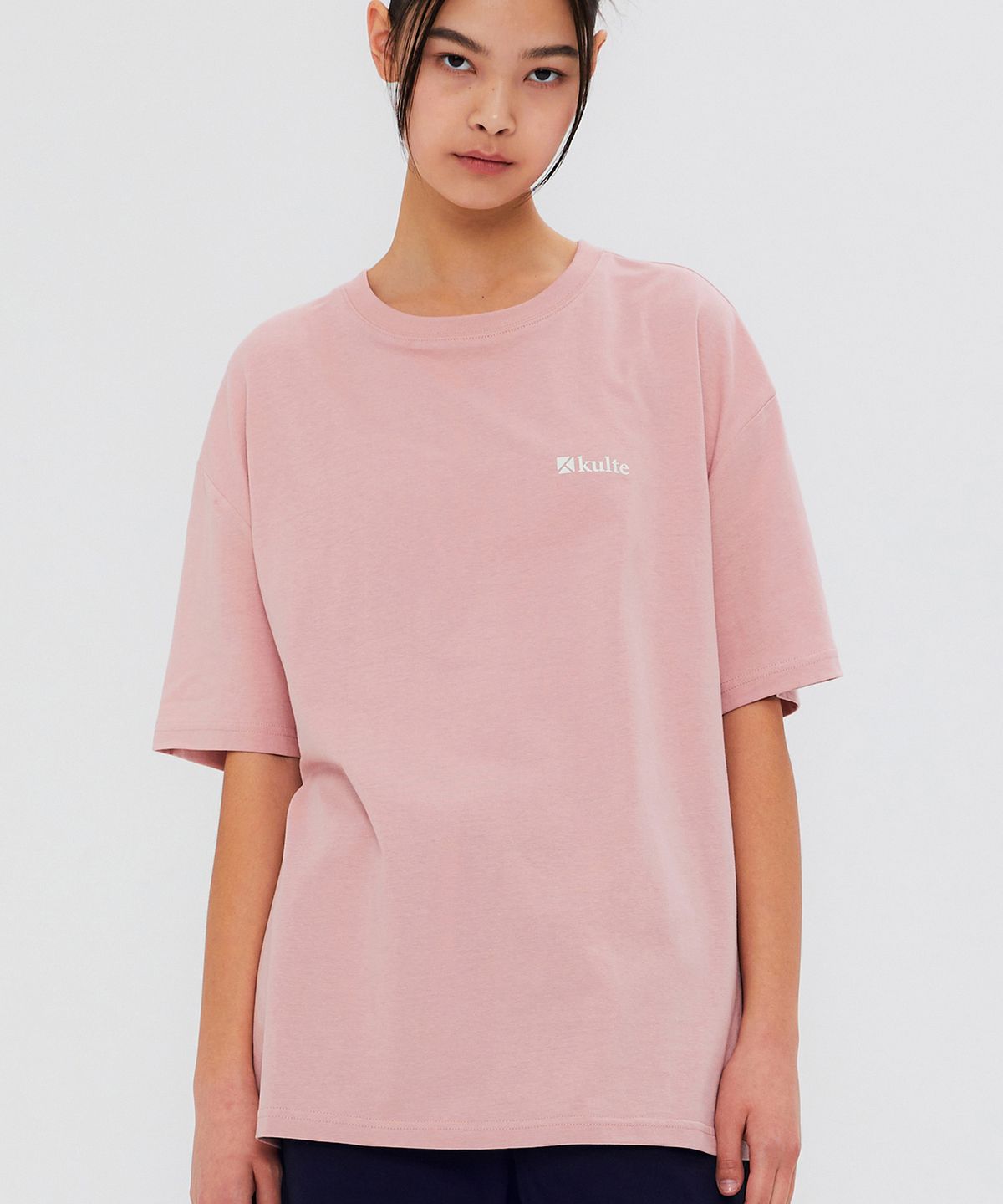 쿨트(KULTE) UV MARSEILLE LETTERING T-SHIRT PINK