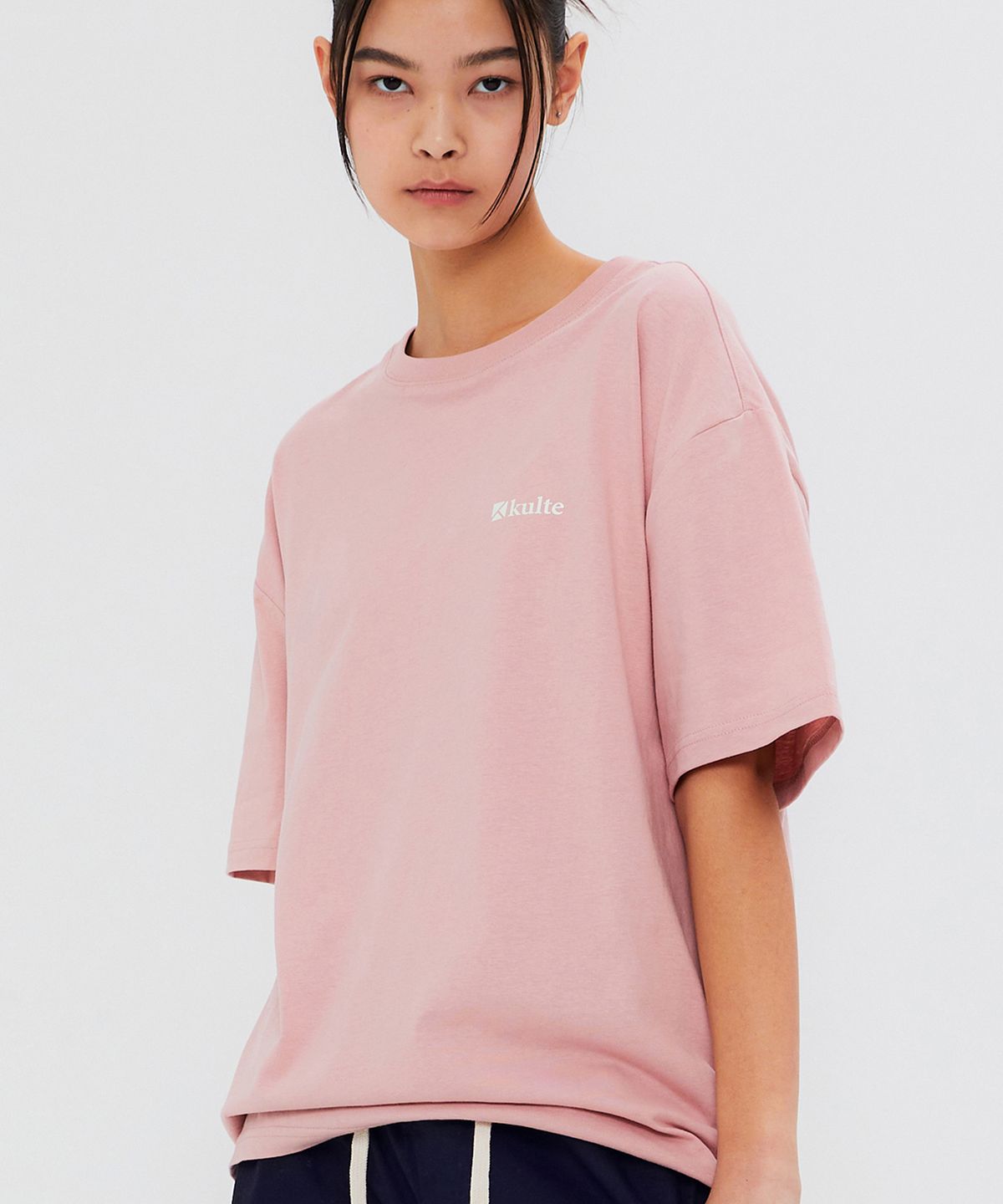 쿨트(KULTE) UV MARSEILLE LETTERING T-SHIRT PINK