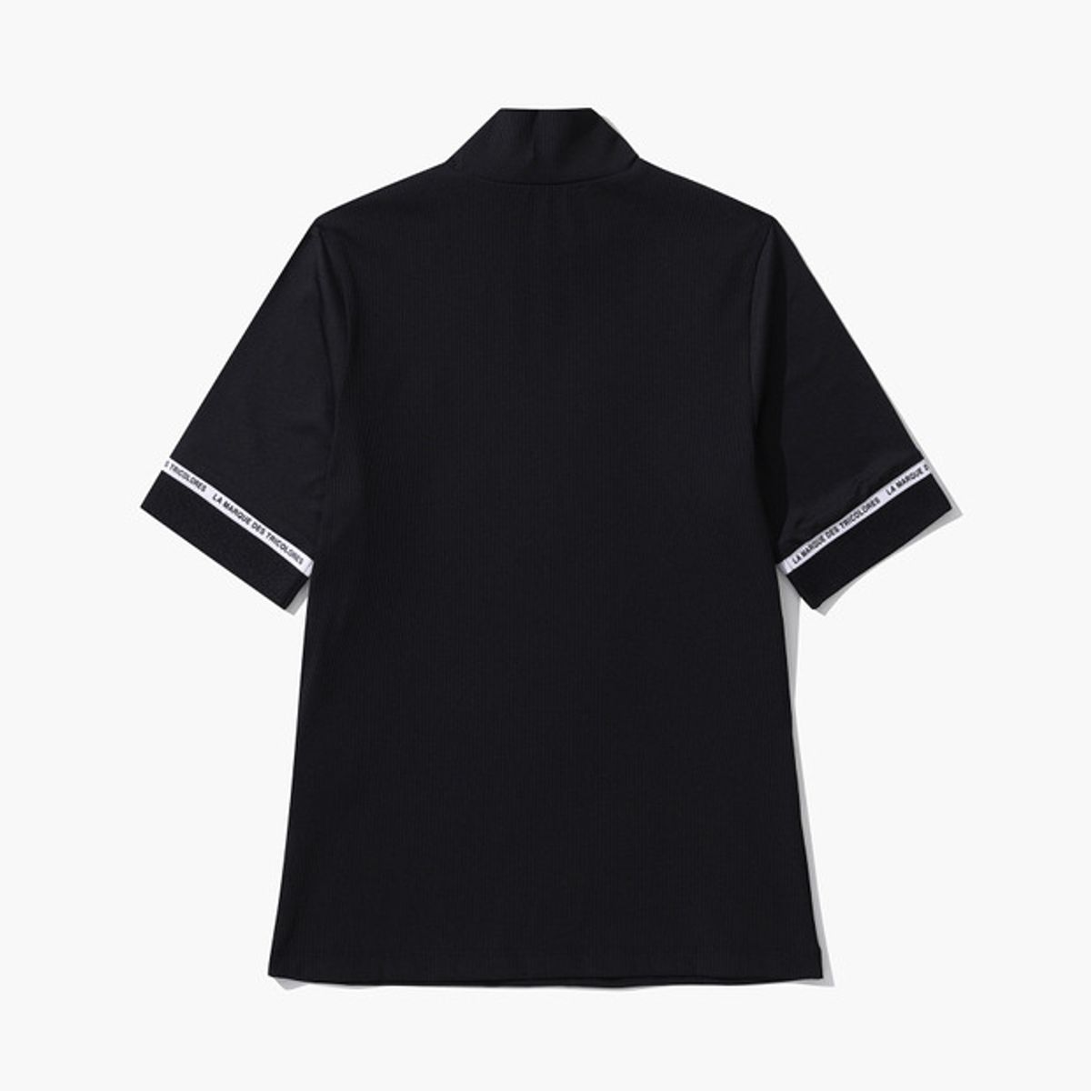 르꼬끄 골프(LECOQ GOLF) 여성 하이넥 골지 반팔 티셔츠 (GP122LTS37)
