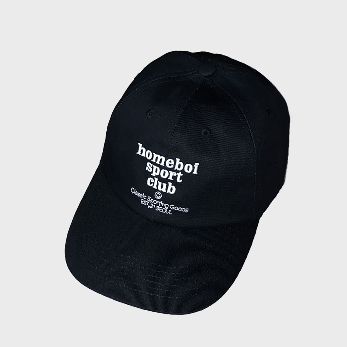 홈보이스포츠클럽(HOMEBOI SPORT CLUB) tag cap (태그캡) - black