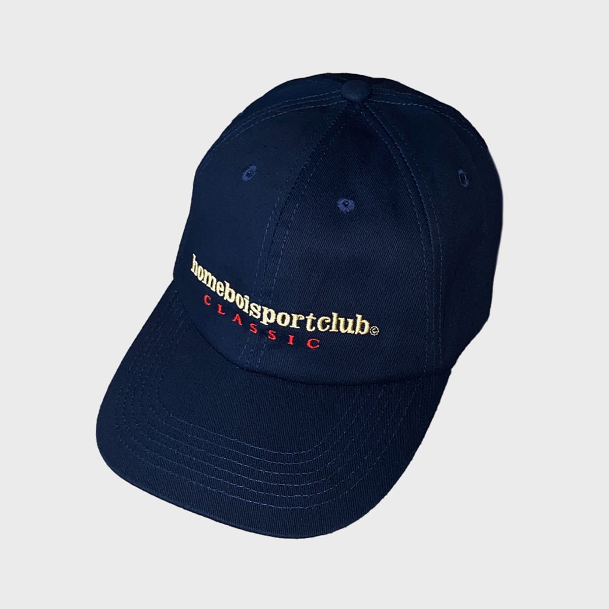 홈보이스포츠클럽(HOMEBOI SPORT CLUB) logo cap (로고캡) - Navy