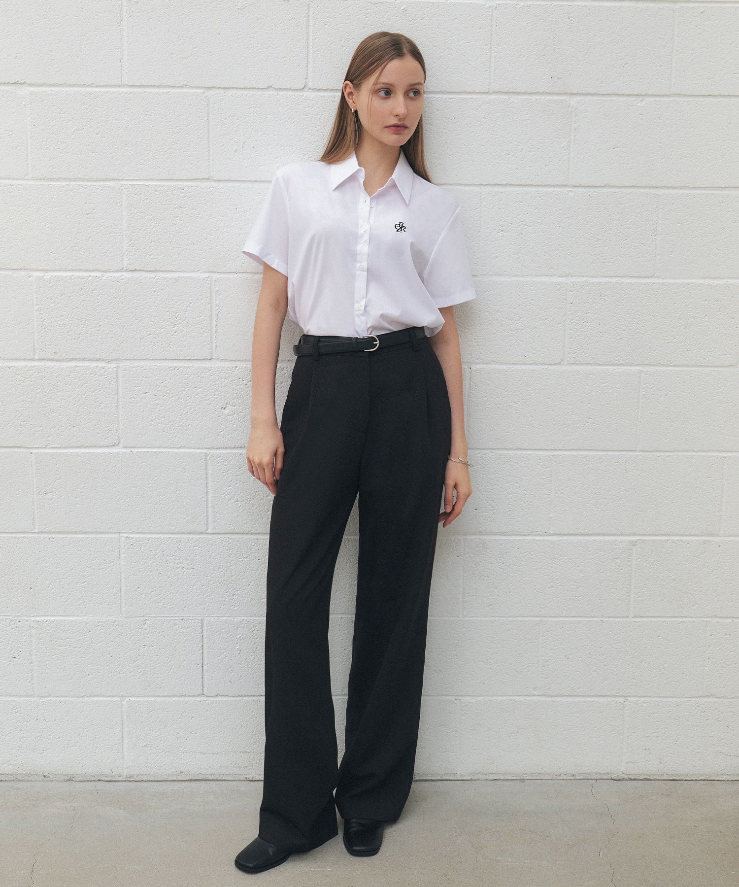 ★送料・関税込★CITYBREEZE★BASIC PIN TUCK WIDE SLACKS★ MUSINSA | CITYBREEZE WOMAN Basic One Tuck Wide Hidden