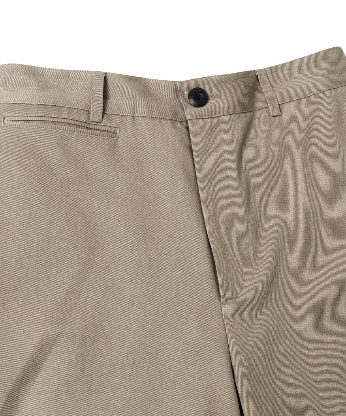 카네이테이(KANEITEI) WIDE CHINO TROUSERS (BEIGE)
