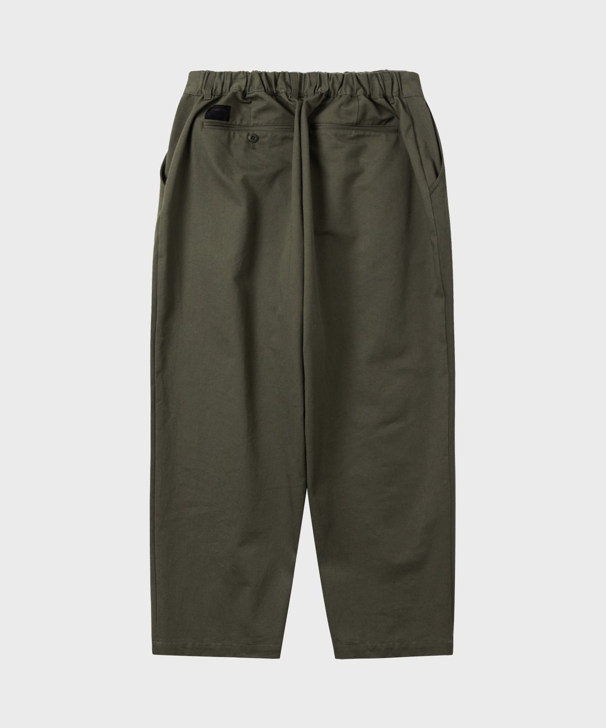 카네이테이(KANEITEI) WIDE CHINO TROUSERS (OLIVE DRAB)