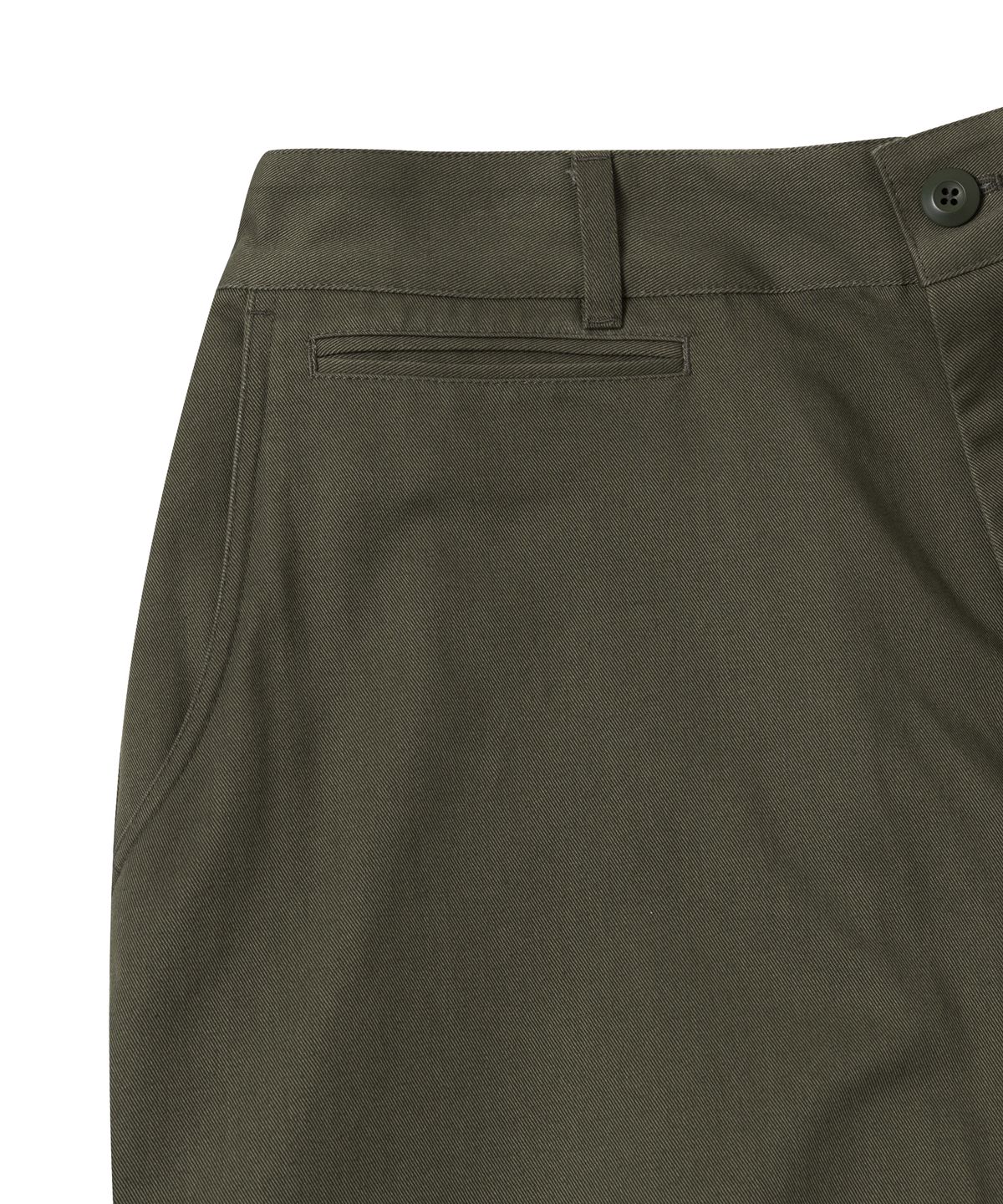 카네이테이(KANEITEI) WIDE CHINO TROUSERS (OLIVE DRAB)