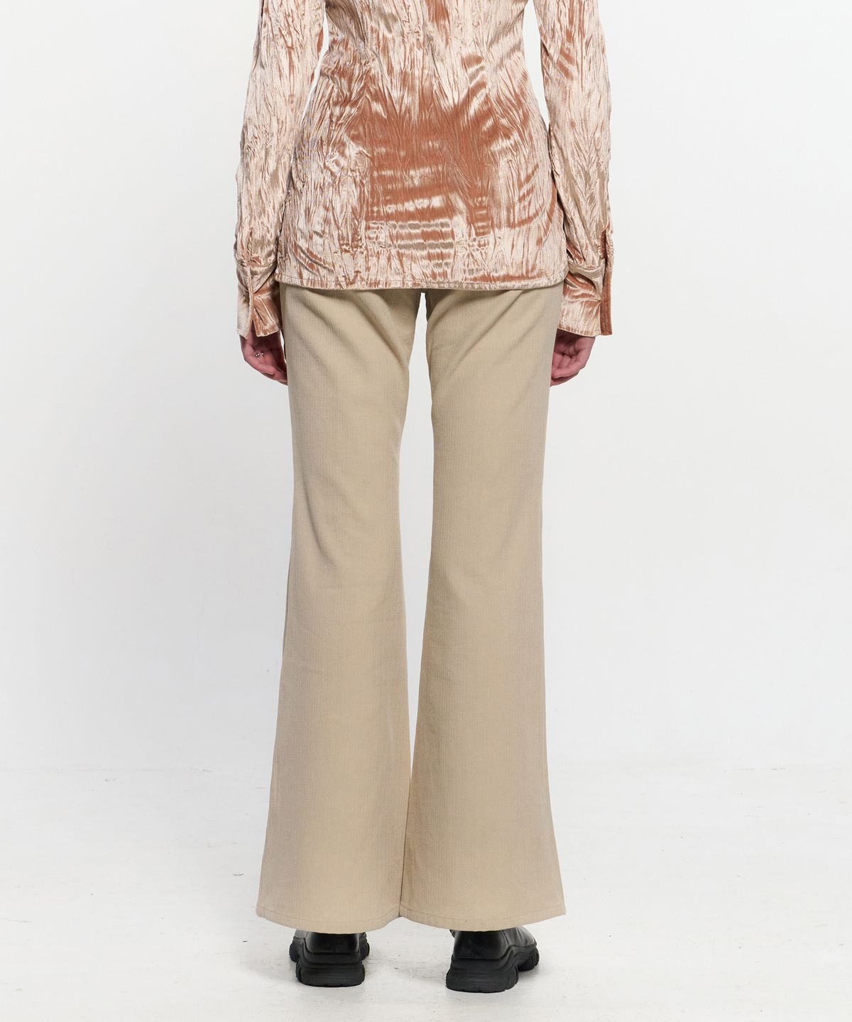 킴지수(KIMZISU) Stripe Bootcut pants _ BEIGE
