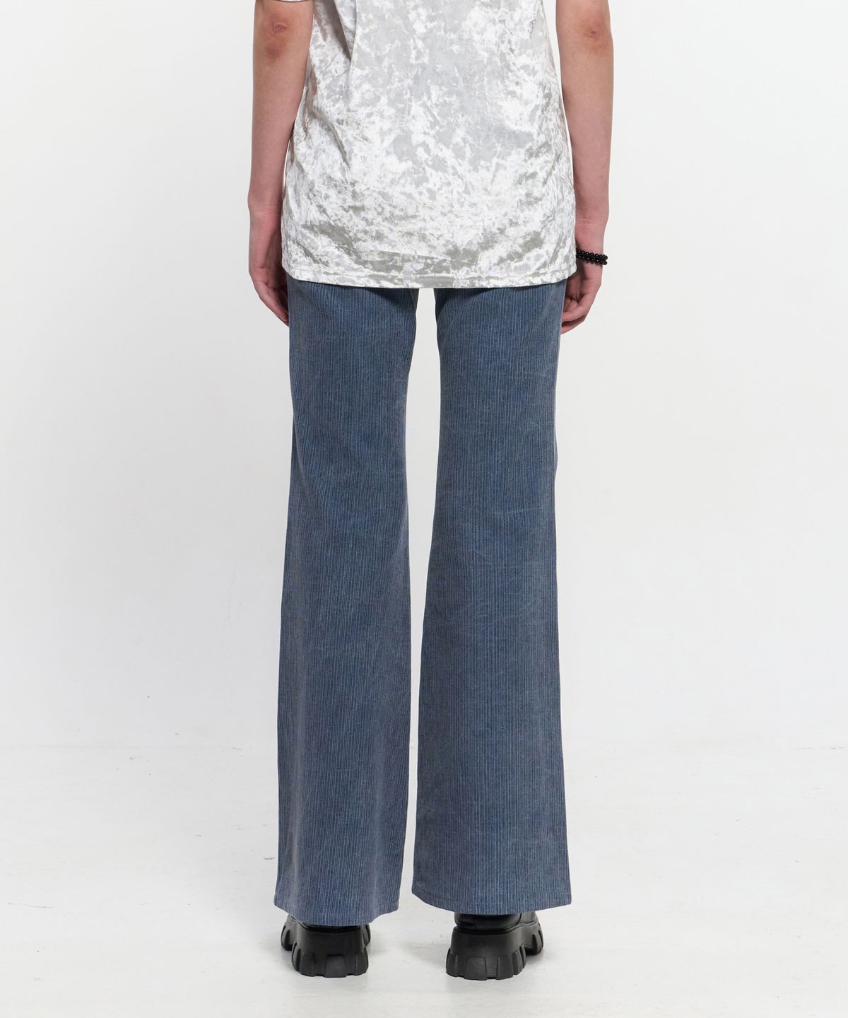 킴지수(KIMZISU) Stripe Bootcut pants _ BLUE