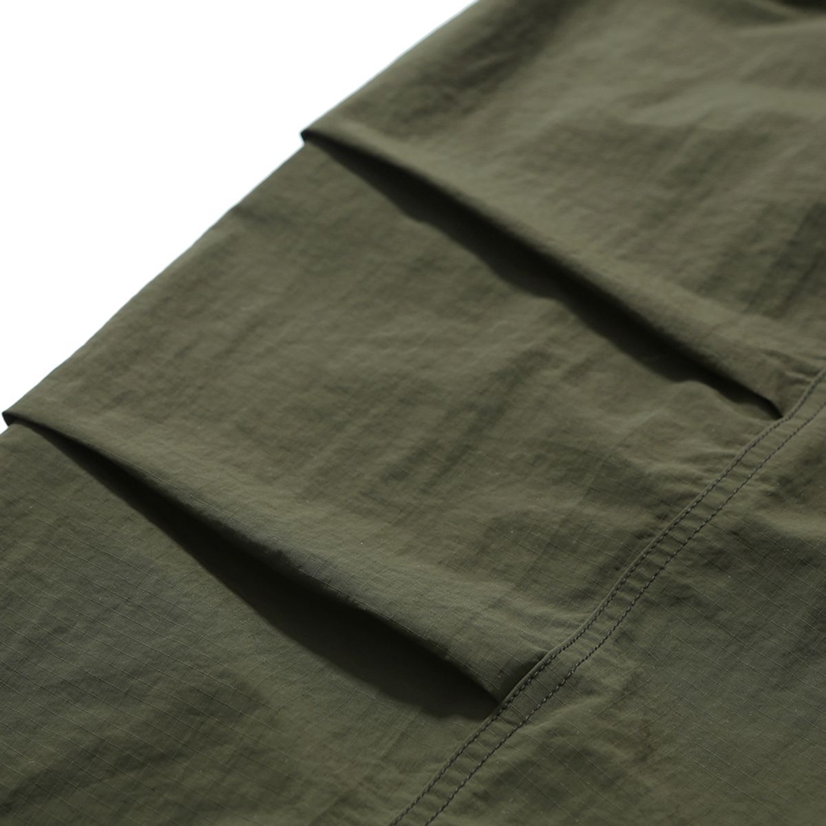 모이프(MOIF) [SS24]OVER FTG PANTS / OLIVE RIPSTOP