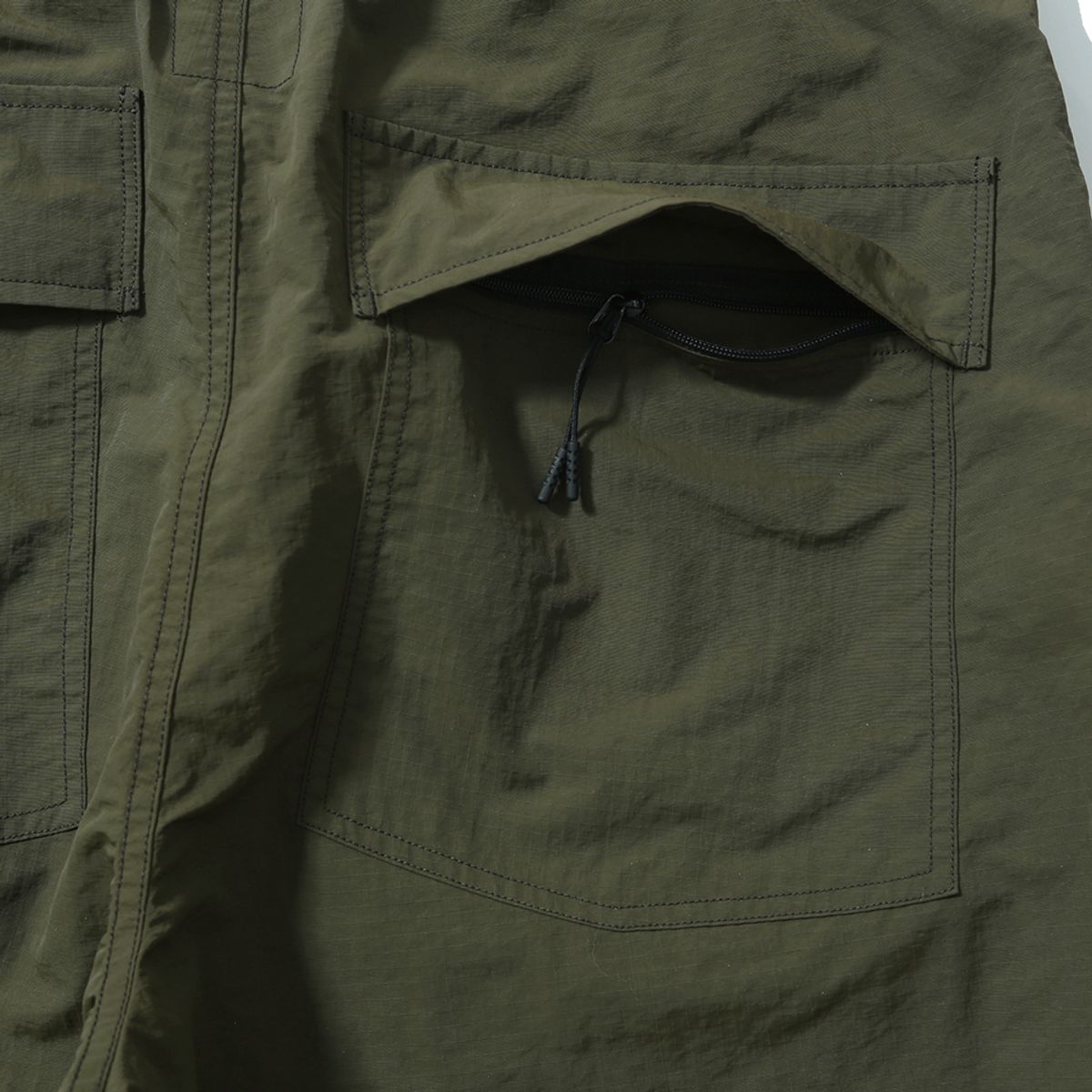 모이프(MOIF) [SS24]OVER FTG PANTS / OLIVE RIPSTOP