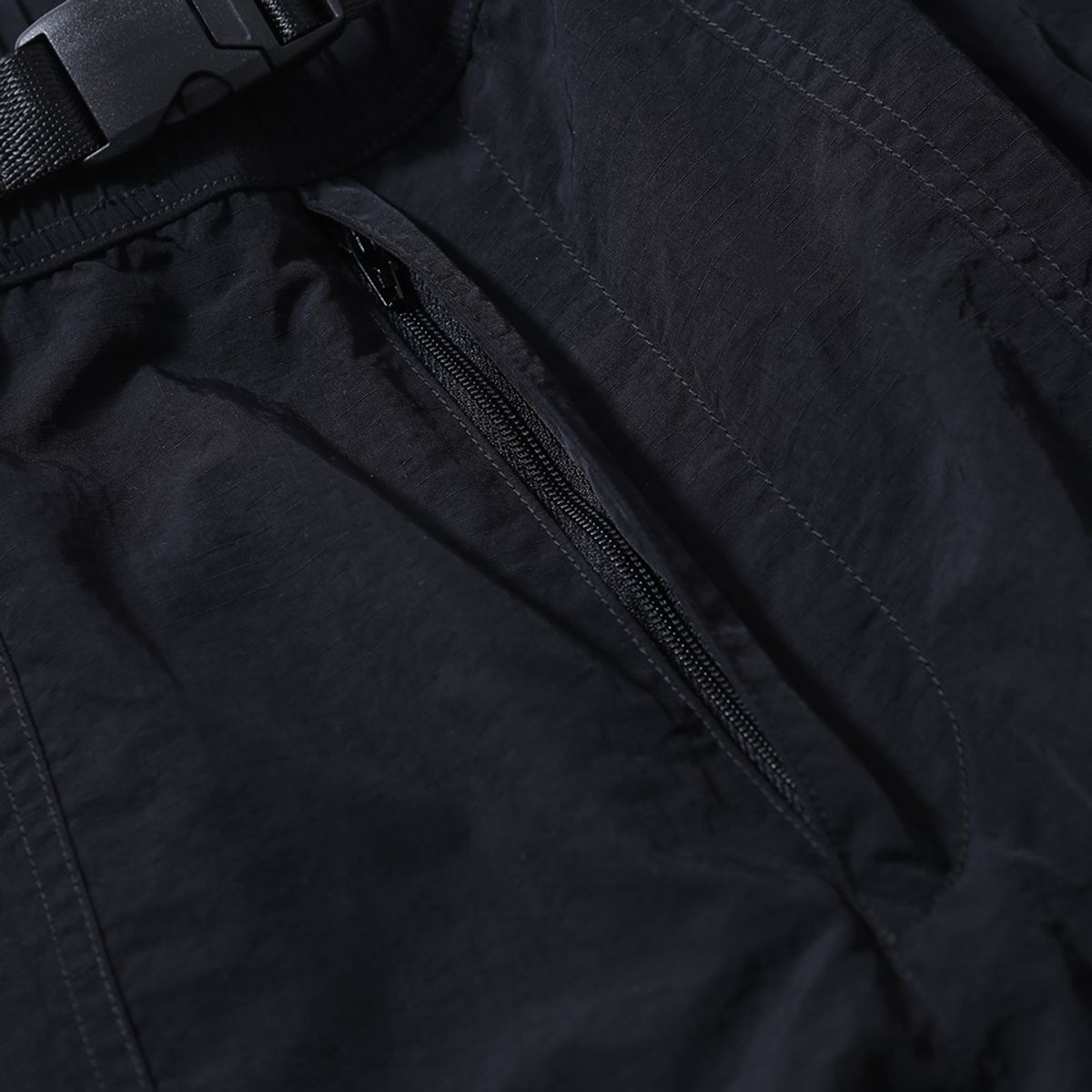 모이프(MOIF) [SS24]OVER FTG PANTS / BLACK RIPSTOP