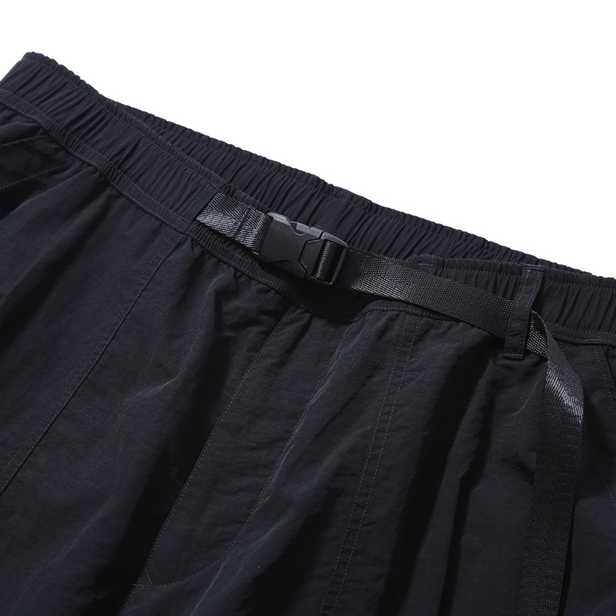 모이프(MOIF) [SS24]OVER FTG PANTS / BLACK RIPSTOP