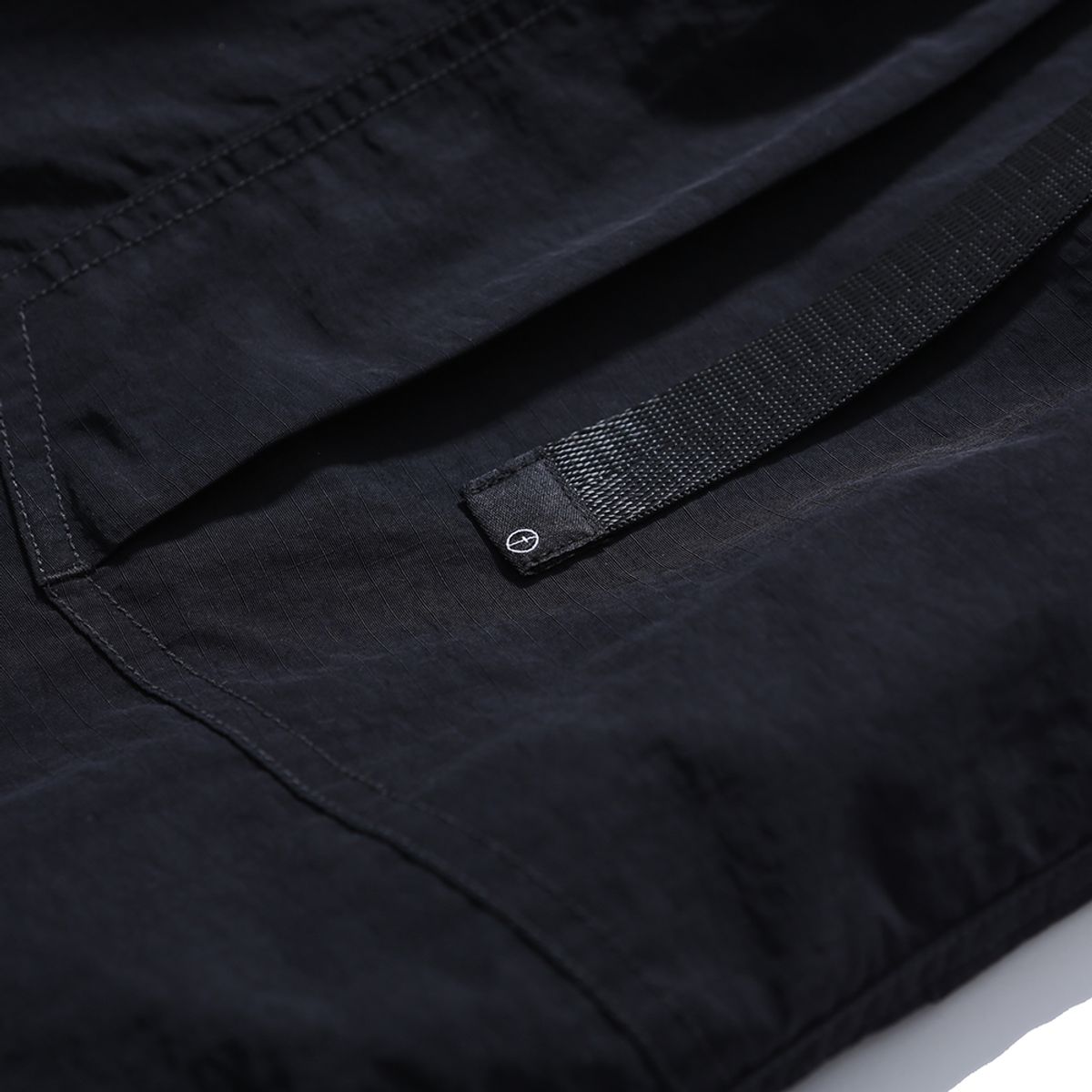 모이프(MOIF) [SS24]OVER FTG PANTS / BLACK RIPSTOP