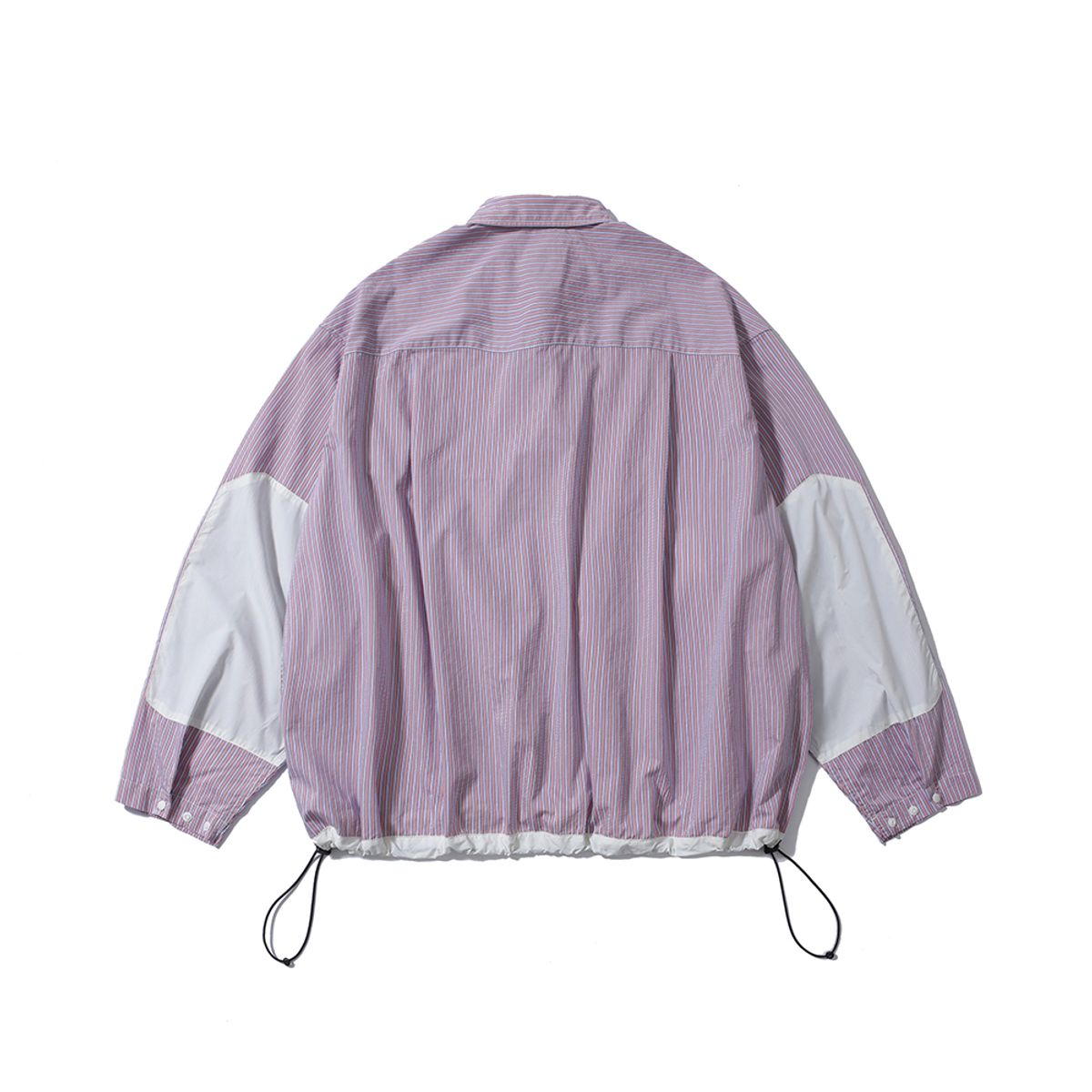 모이프(MOIF) [SS24]WIDE DRAWSTRING BLOUSON / PINK STRIPE