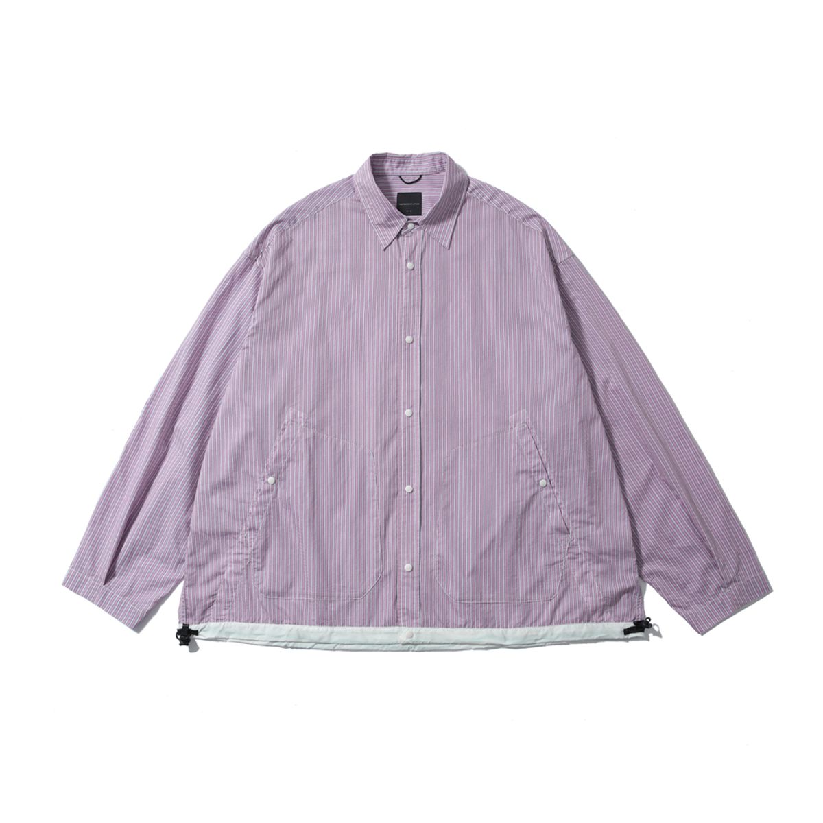 모이프(MOIF) [SS24]WIDE DRAWSTRING BLOUSON / PINK STRIPE