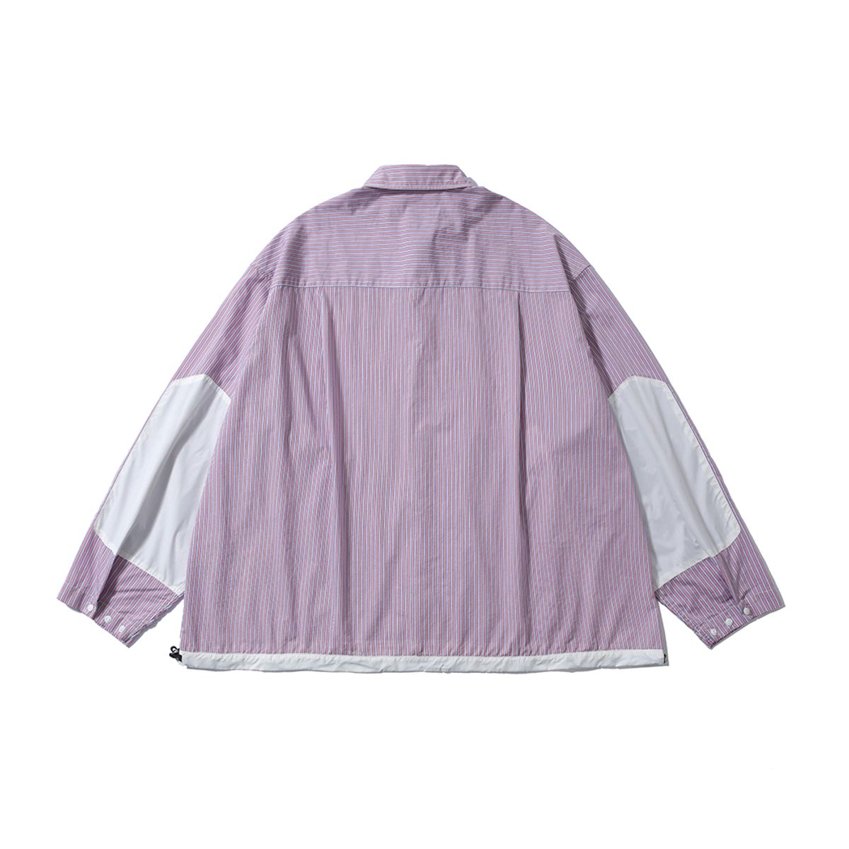 모이프(MOIF) [SS24]WIDE DRAWSTRING BLOUSON / PINK STRIPE