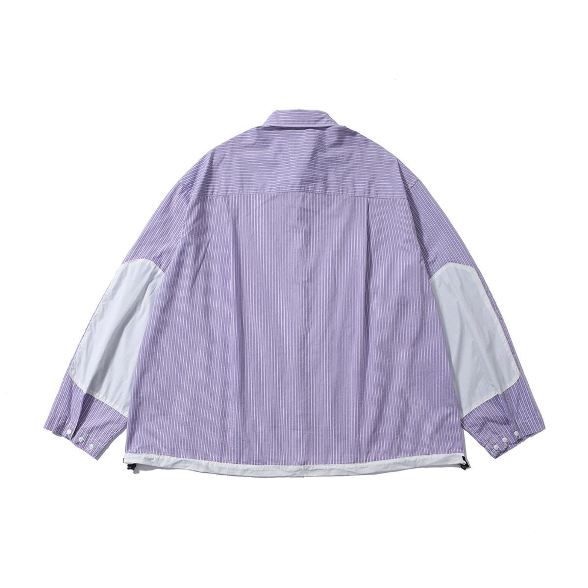 모이프(MOIF) [SS24]WIDE DRAWSTRING BLOUSON / PURPLE STRIPE