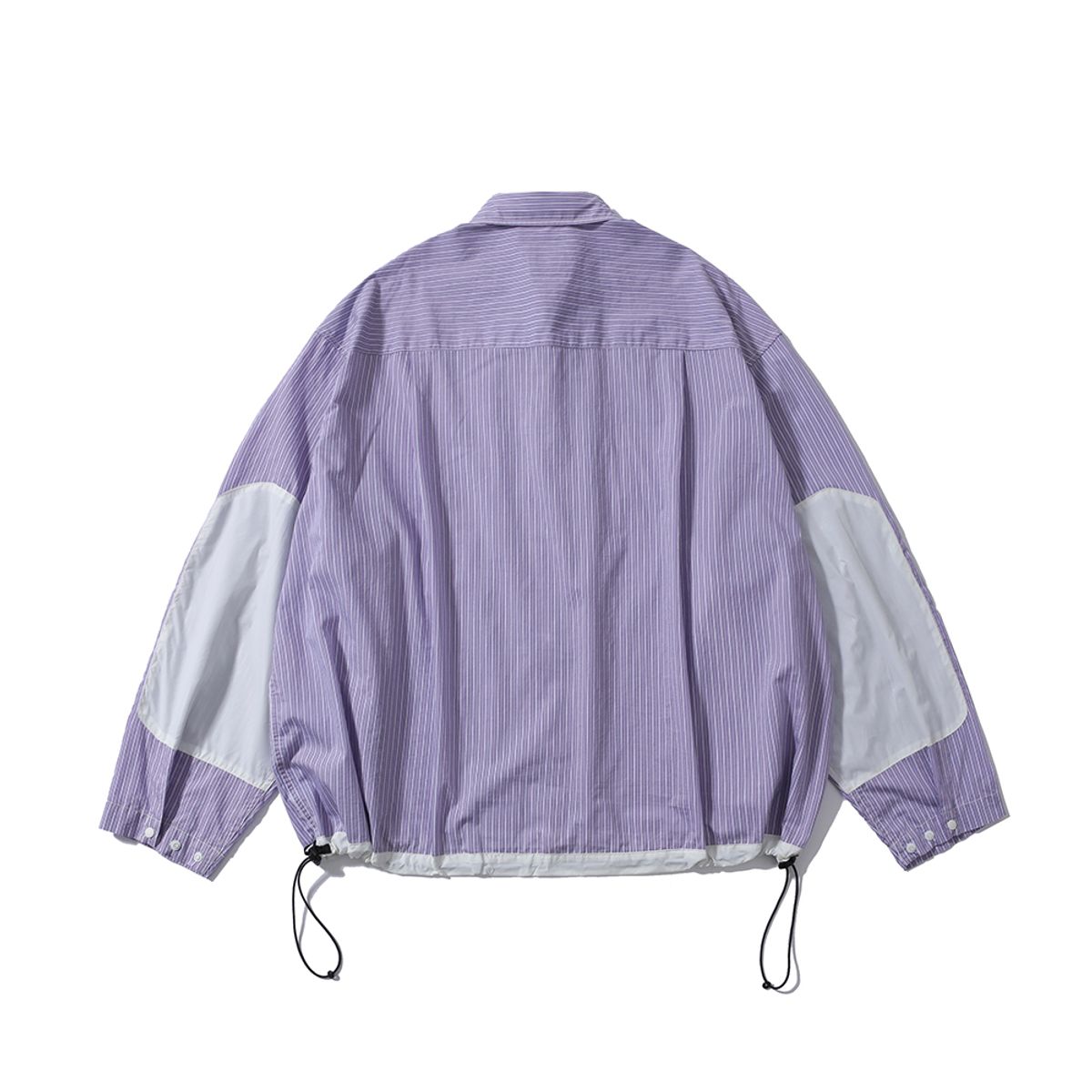 모이프(MOIF) [SS24]WIDE DRAWSTRING BLOUSON / PURPLE STRIPE