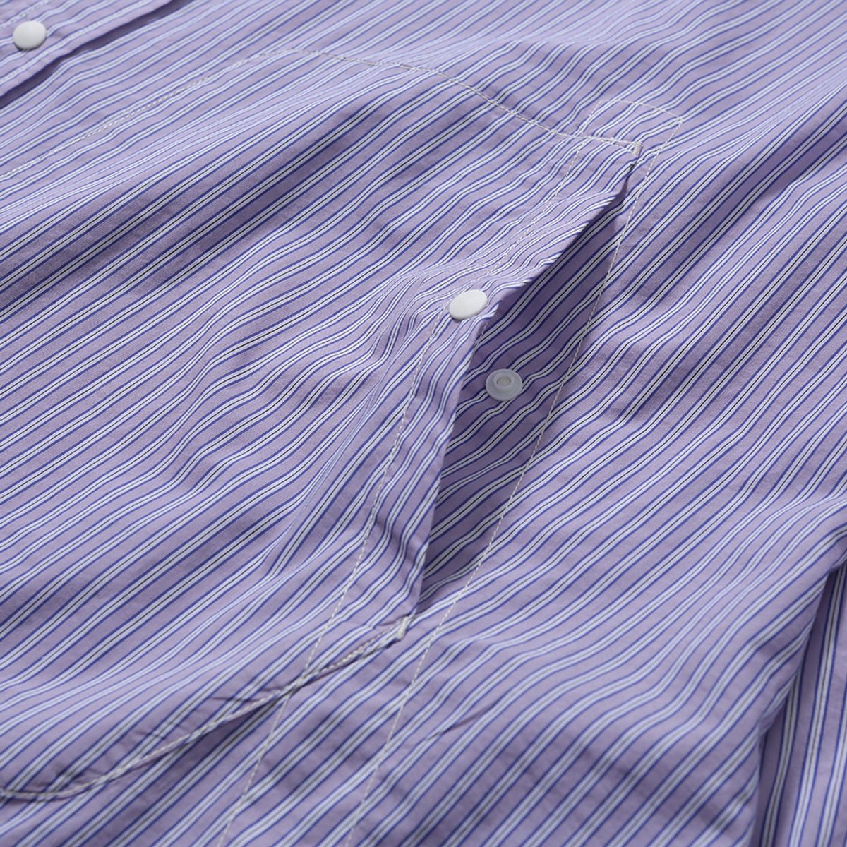 모이프(MOIF) [SS24]WIDE DRAWSTRING BLOUSON / PURPLE STRIPE