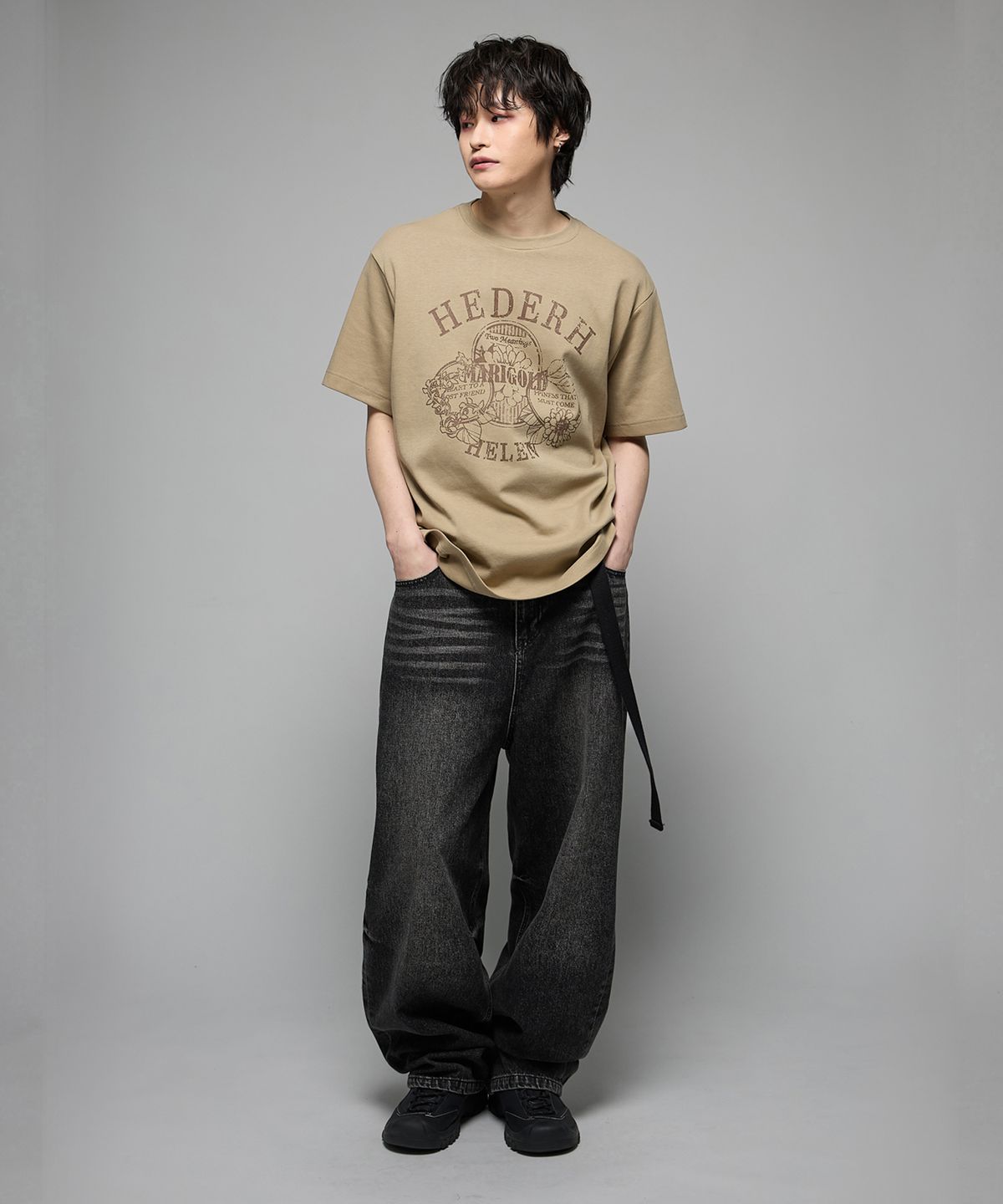 헤더헬렌(HEDER HELEN) FULLMOON BLACK JEANS