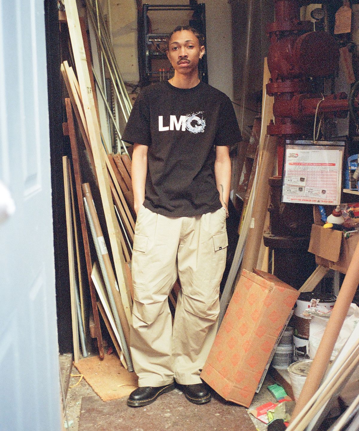 엘엠씨(LMC) WATER SPLASH TEE salmon