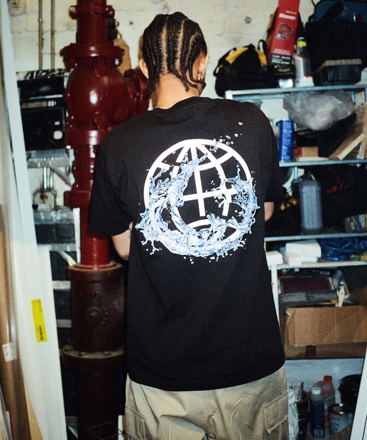엘엠씨(LMC) WATER SPLASH TEE salmon