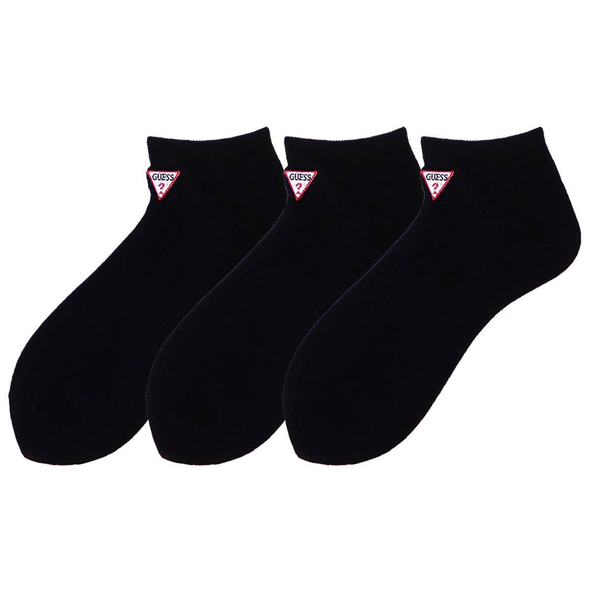 게스 양말(GUESS SOCKS) 게스 로고자수 슬림 스니커즈 3족