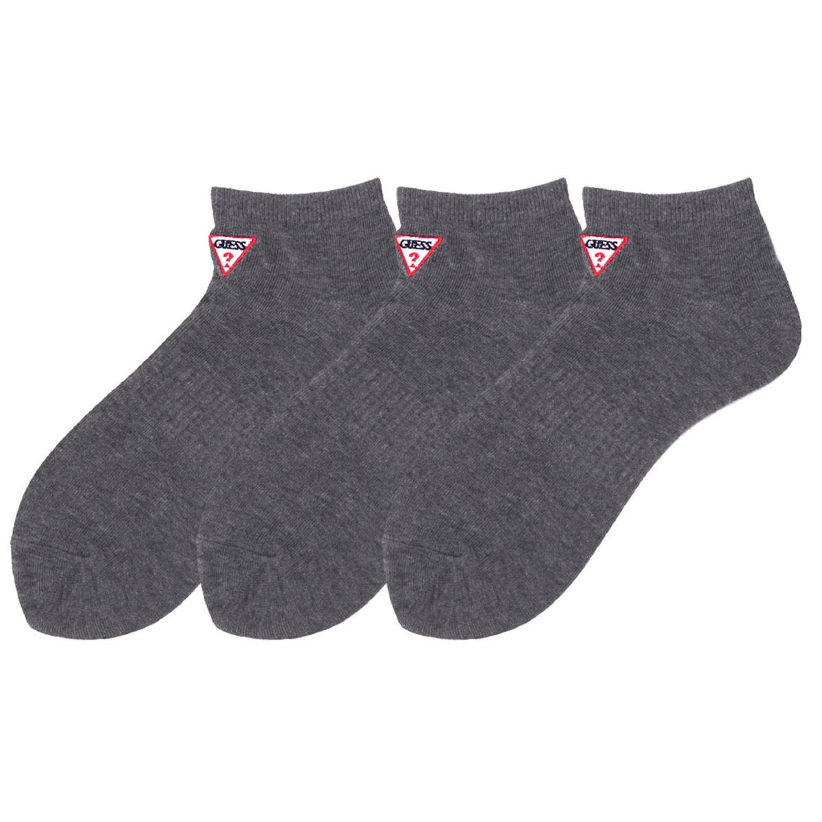 게스 양말(GUESS SOCKS) 게스 로고자수 슬림 스니커즈 3족