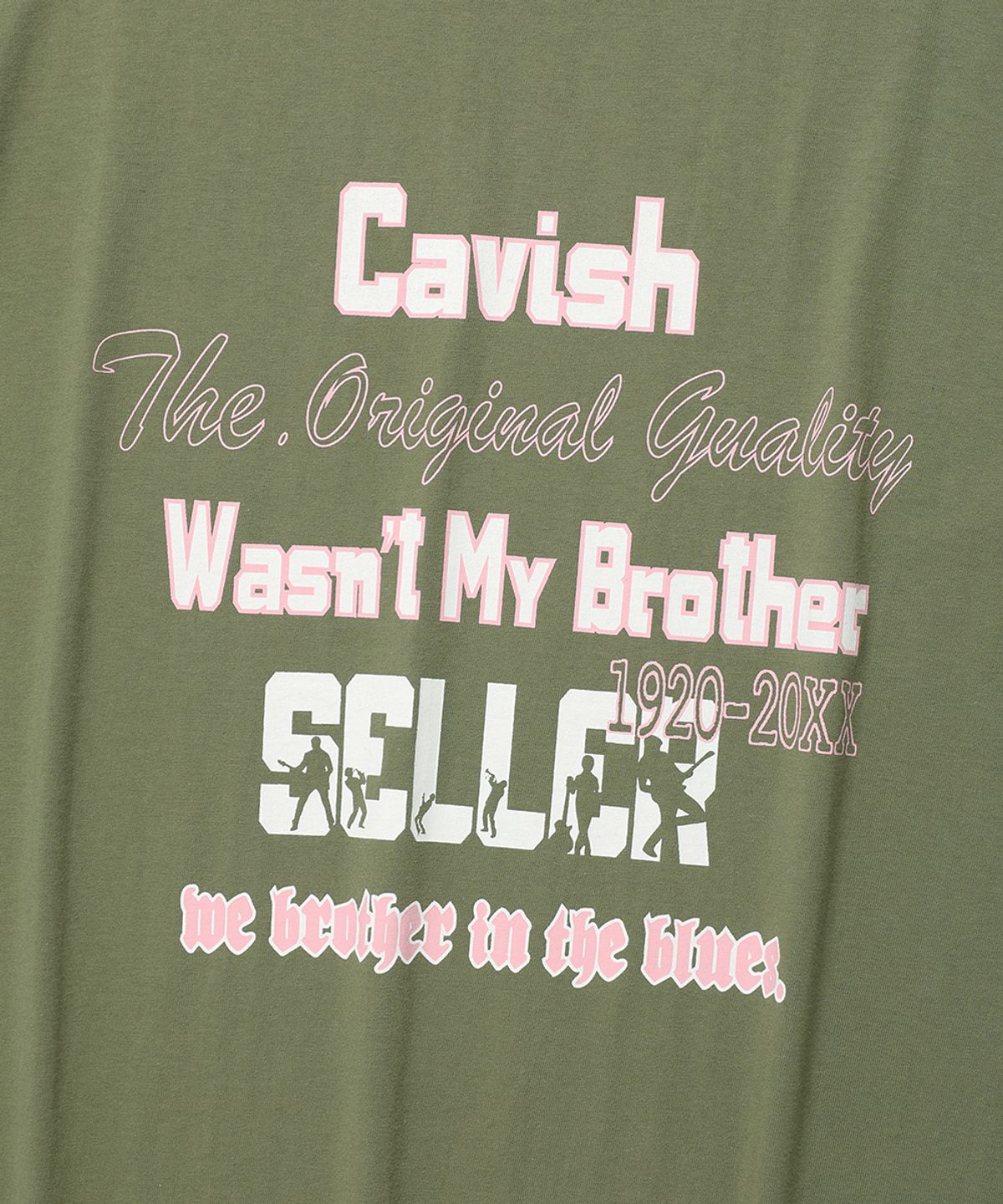 카비시(CAVISH) BROTHERS SS TEE GREEN(CV2EMUT502A)