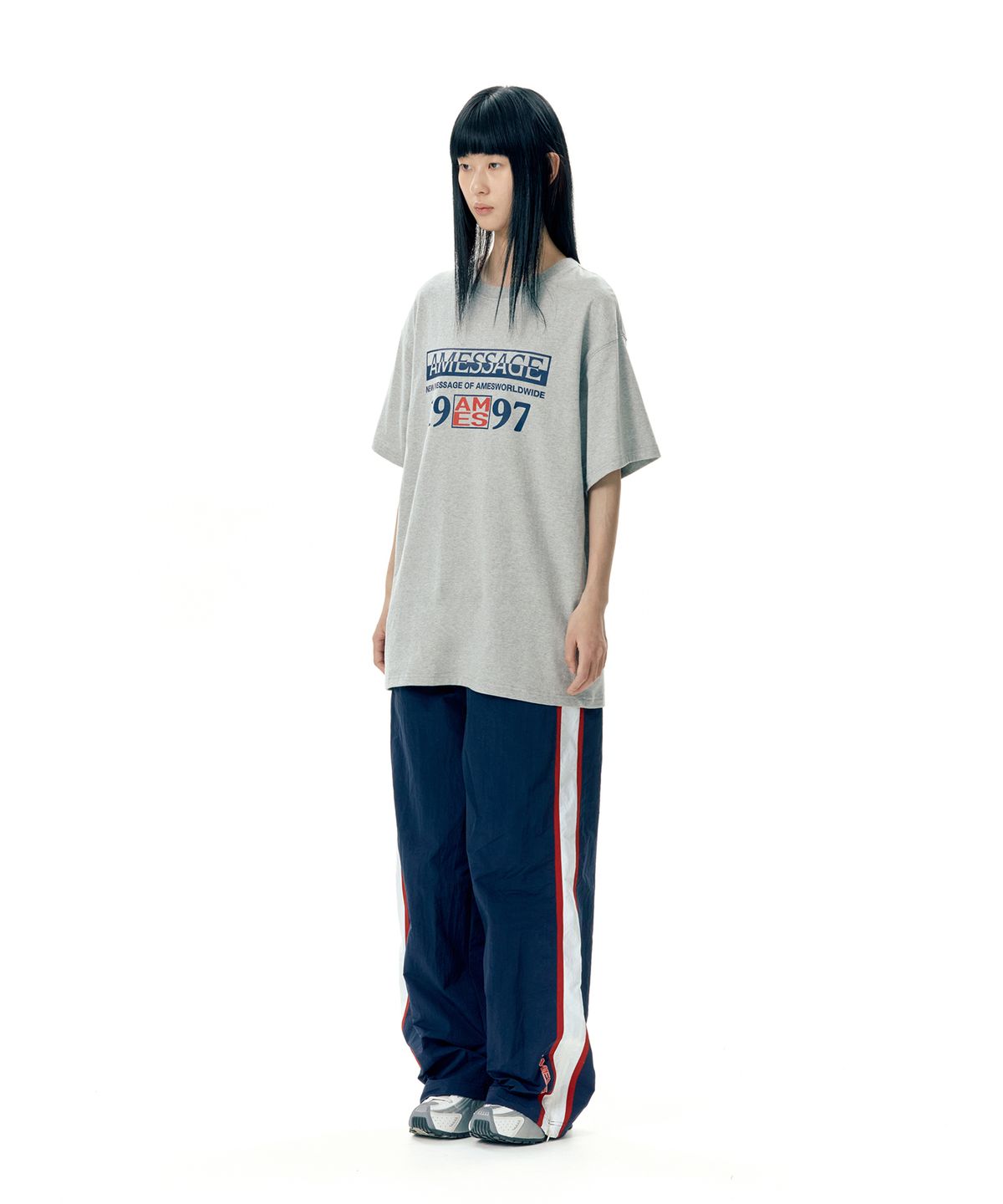 아메스 월드와이드(AMES-WORLDWIDE) 19AMES97 TEE GREY (AM2EMUT504A)