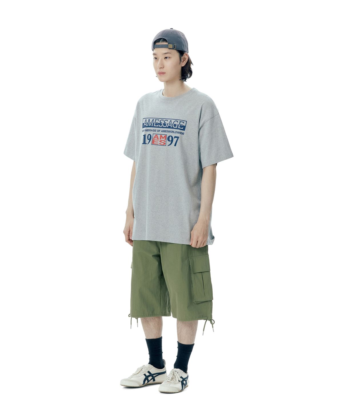 아메스 월드와이드(AMES-WORLDWIDE) 19AMES97 TEE GREY (AM2EMUT504A)