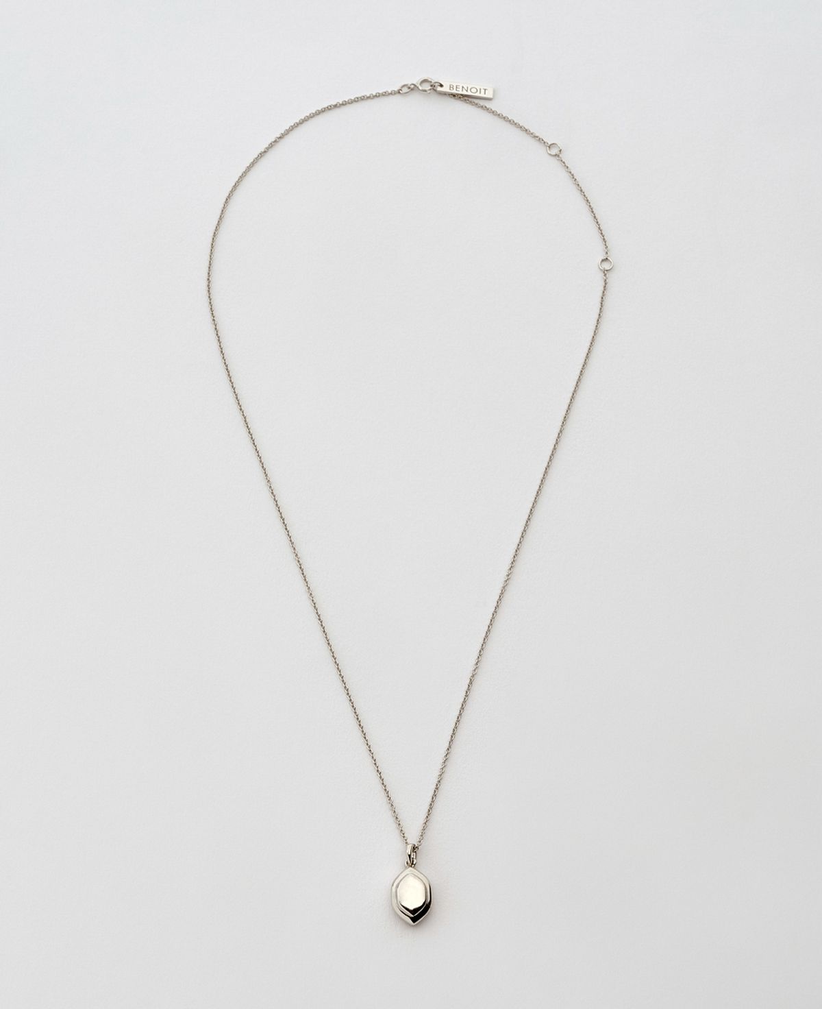 베누아(BENOIT) NK05SL Double Diamond  Pendant [Silver]